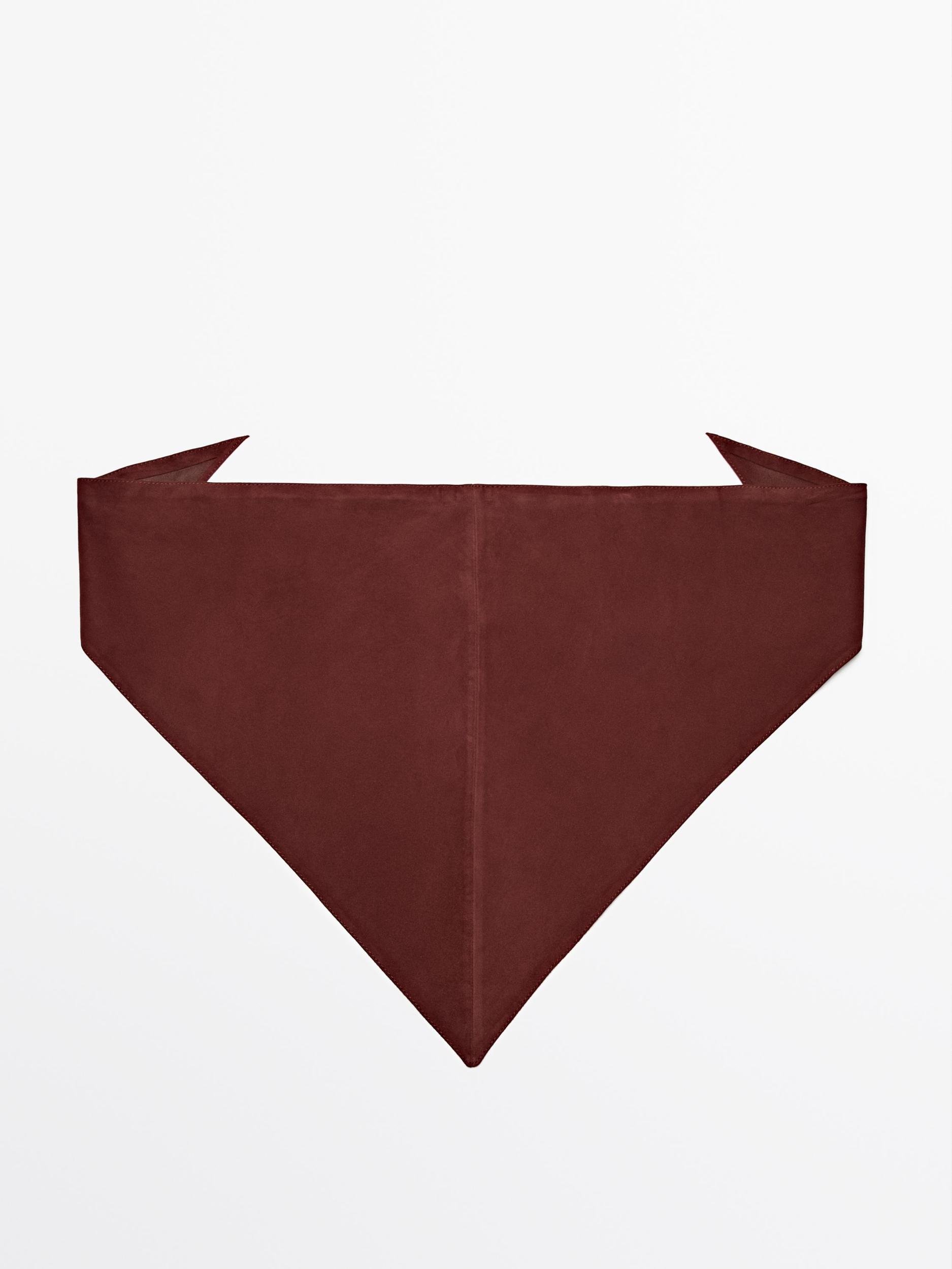 Suede leather bandana Product Image