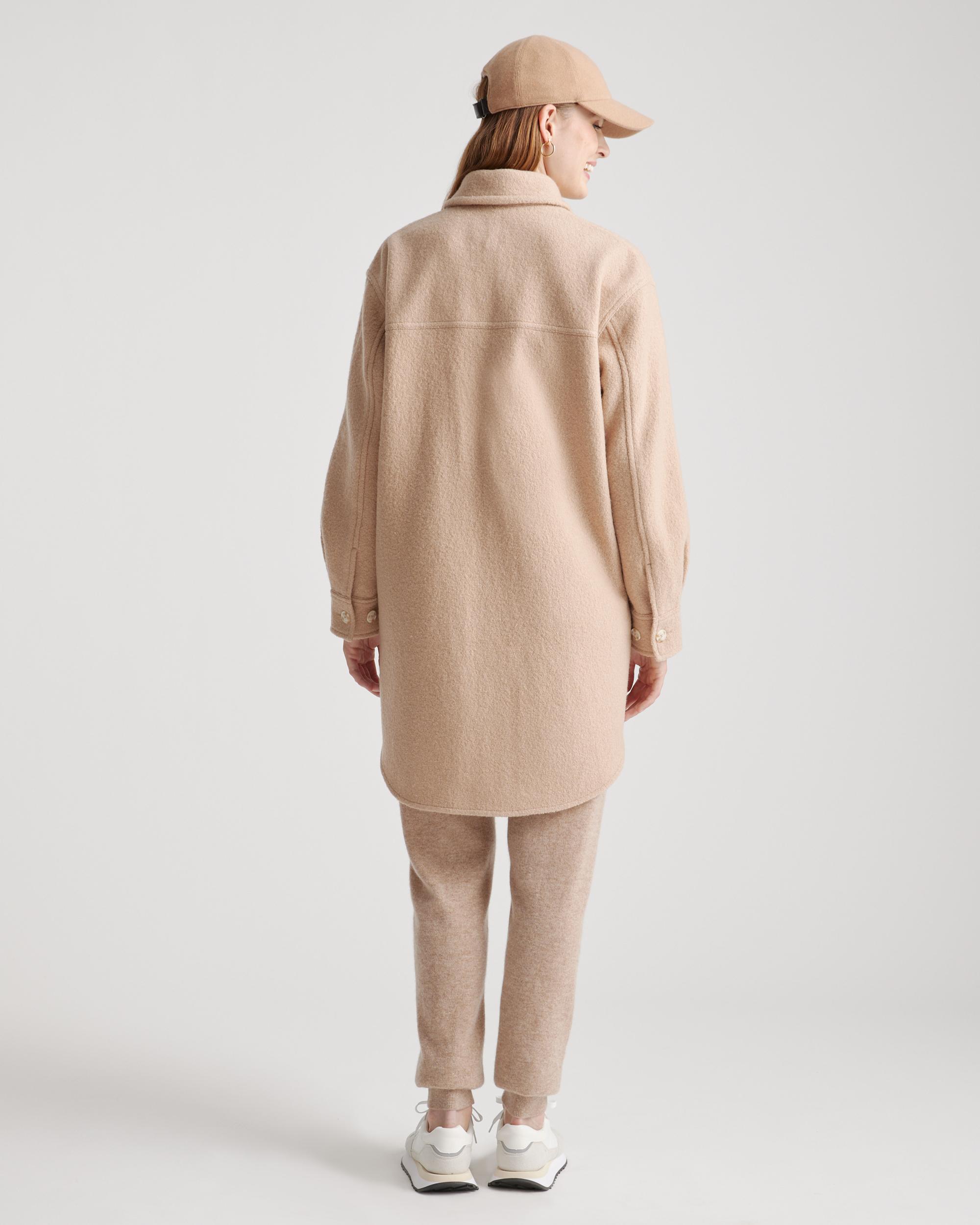 Quince | Women's 100% Merino Wool Long Shirt Jacket Size XS Product Image