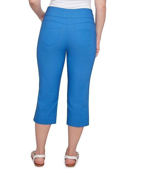 Ruby Rd. Stretch Straight Leg Pull-On Capri Pants Product Image