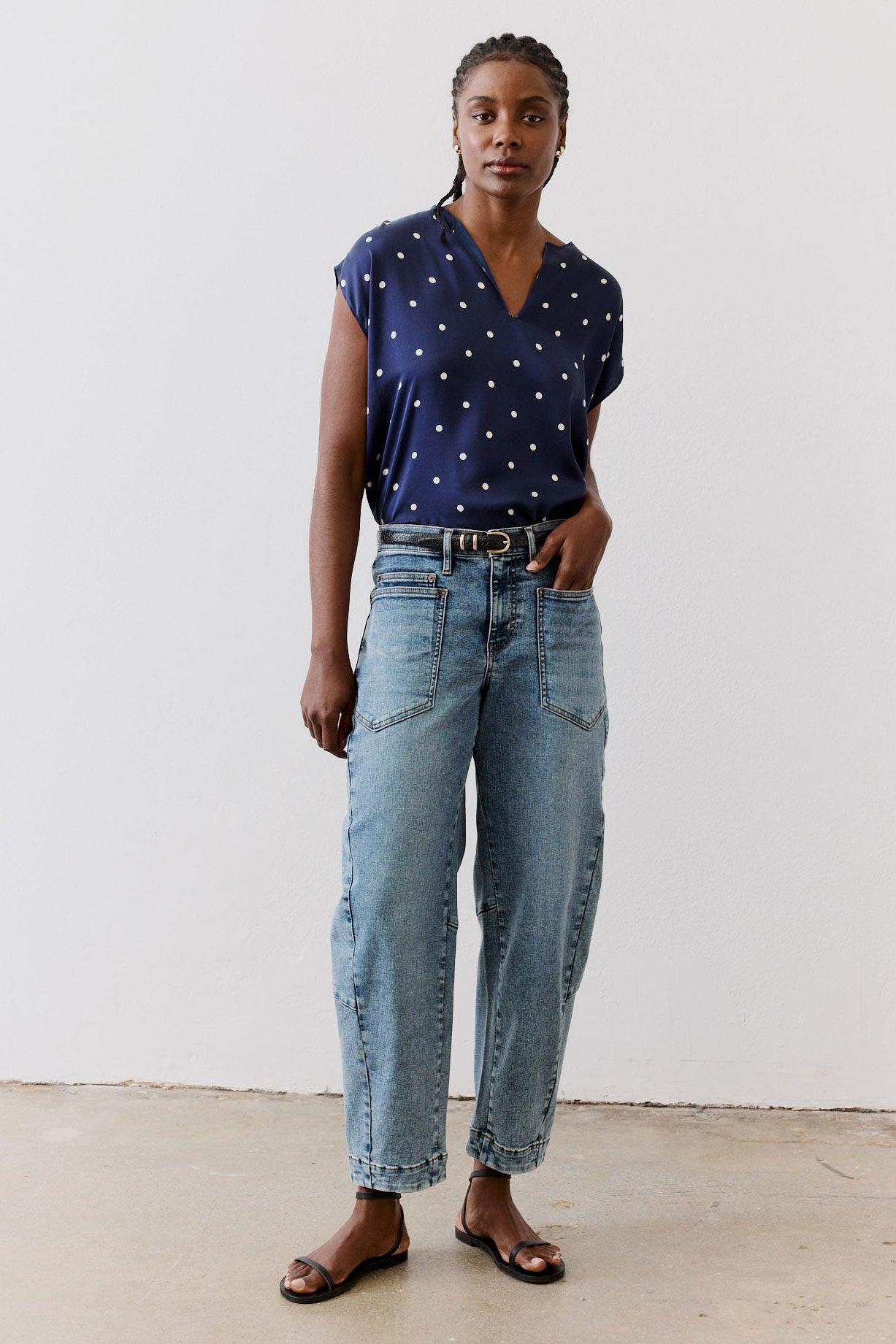 The All Day Washable Silk Top Product Image