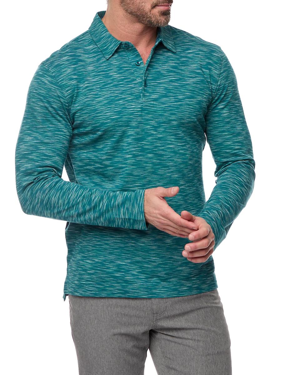 Mens Thales Cotton-Blend Knit Polo Shirt Product Image