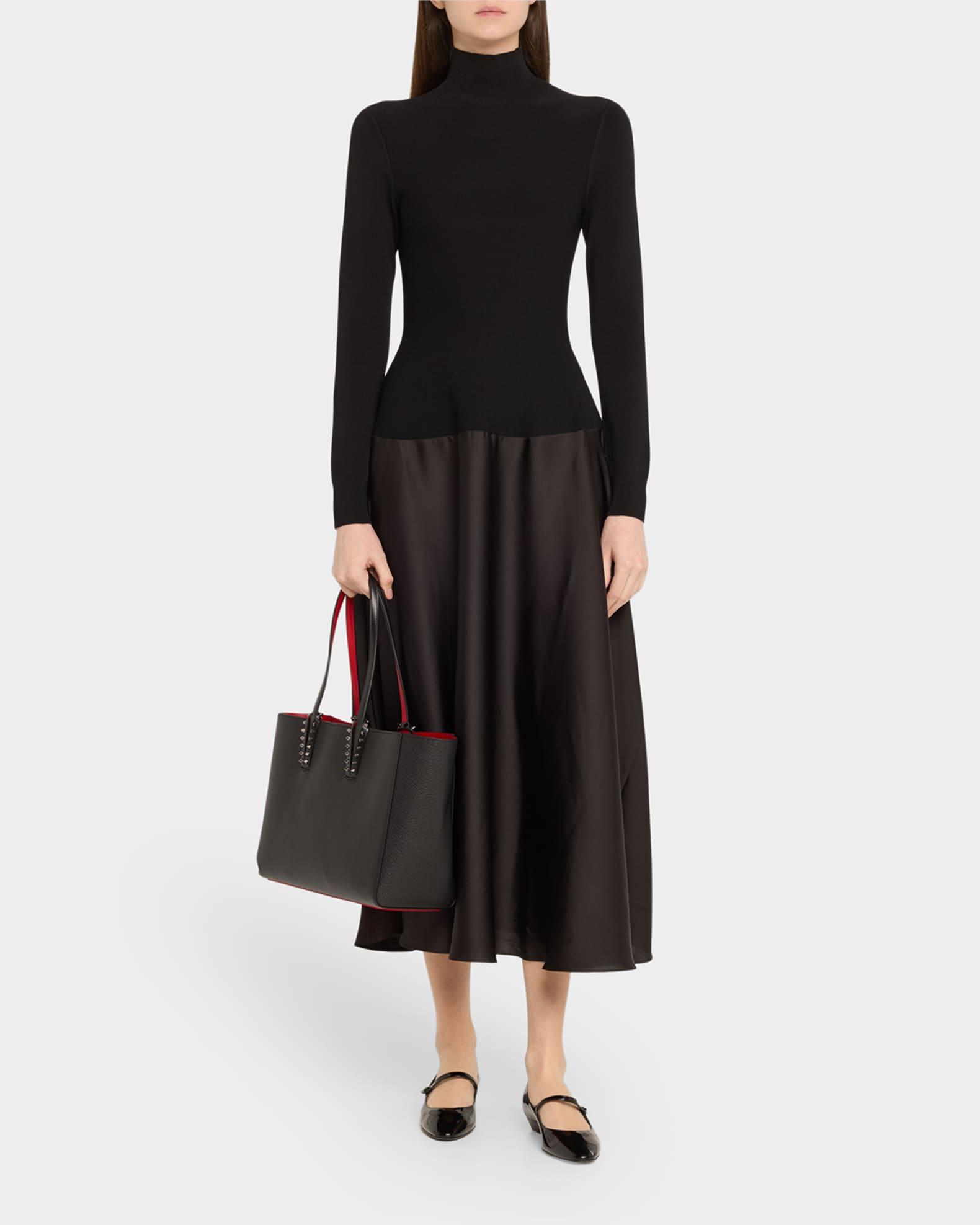 Cabata Soft Small Tote Bag in Grained Leather Product Image