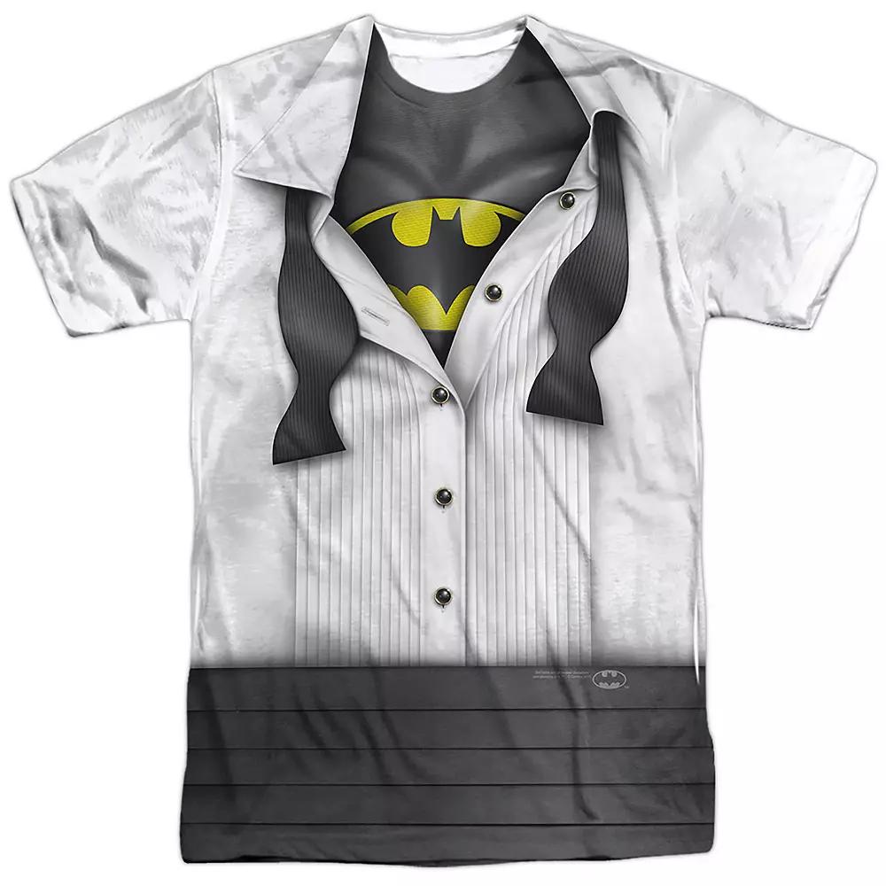 Men's Batman I'm Batman Shirt and Tie Sublimated Graphic Tee,  Product Image