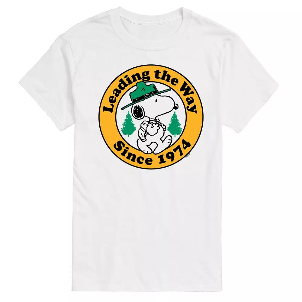 Men's Peanuts Snoopy Leading The Way Graphic Tee,  Product Image