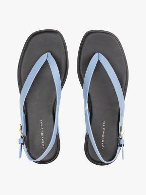 Flat Leather Slingback Sandal Product Image