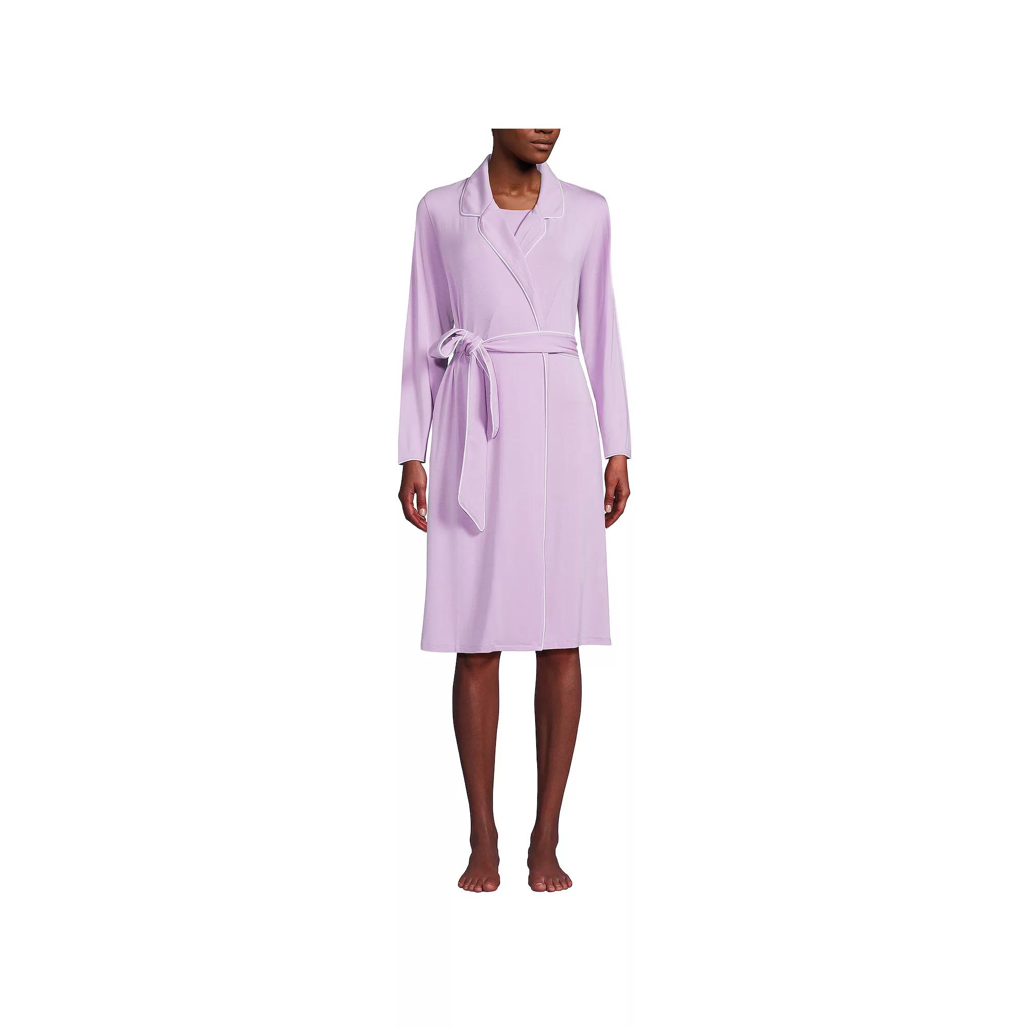 Women's Lands' End Tie Front Cooling Robe,  Product Image