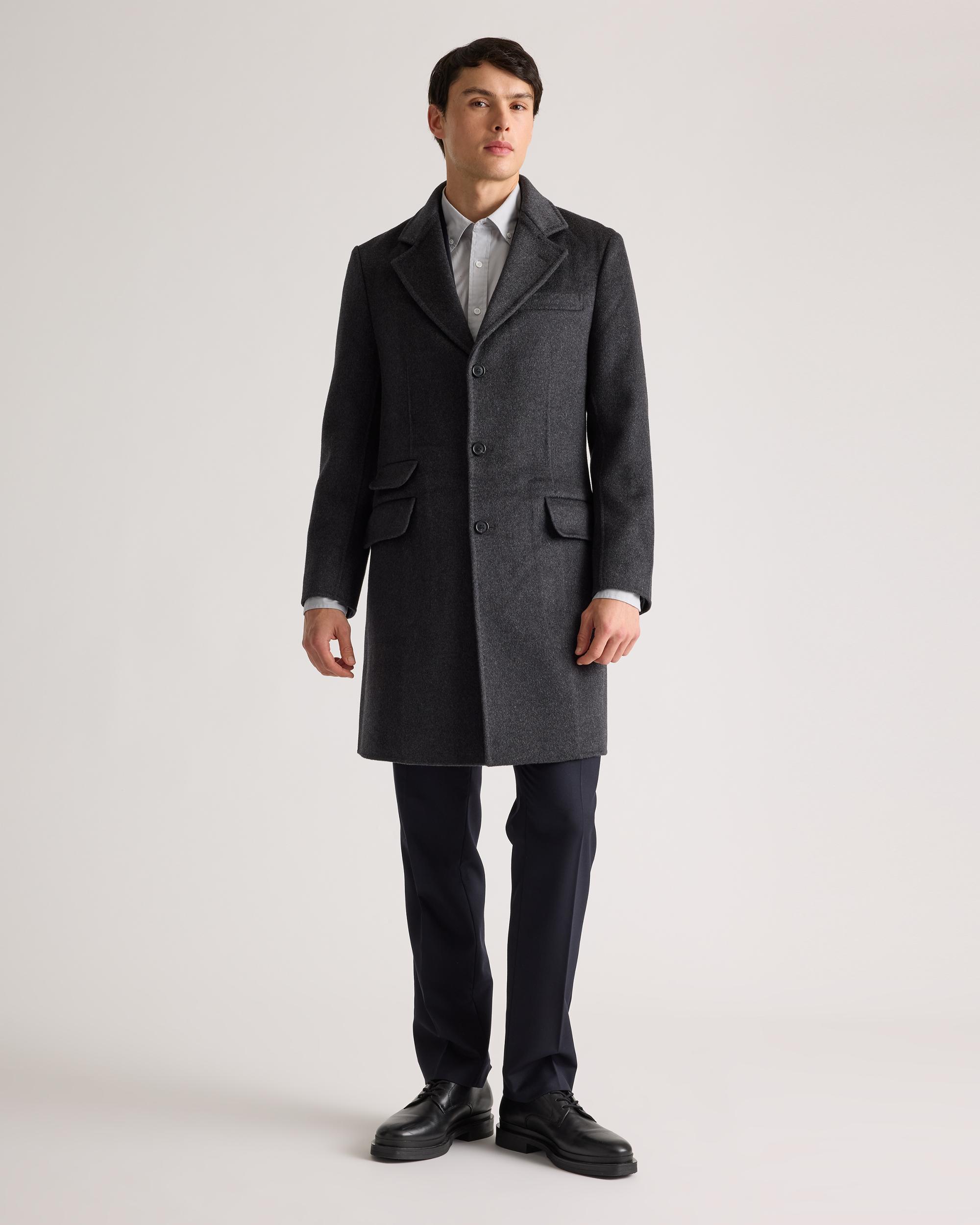 Quince | Men's 100% Mongolian Cashmere Double-Faced Overcoat Product Image