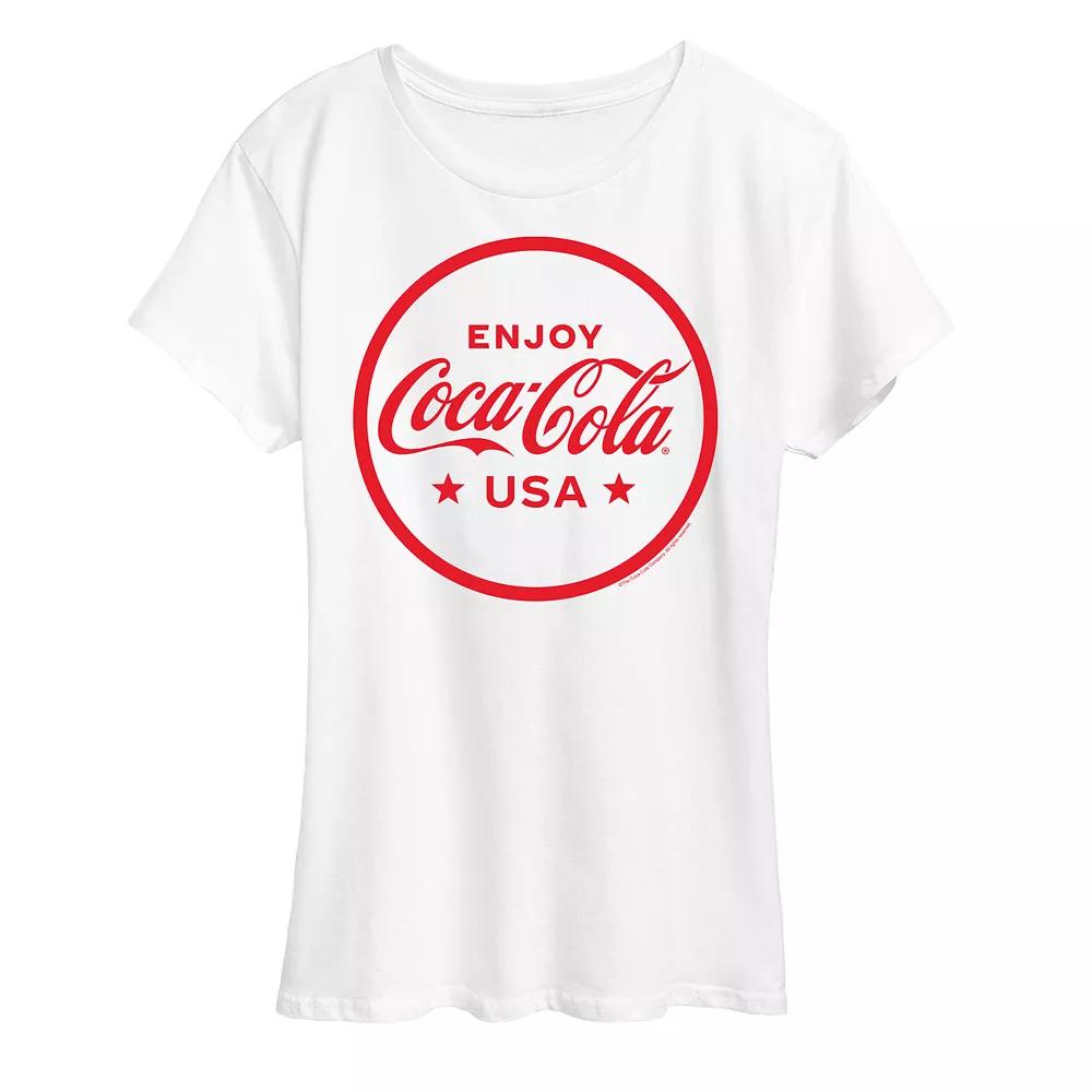 Women's Coca-Cola USA Graphic Tee, Girl's,  Product Image