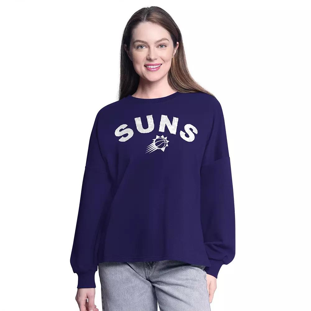 Women's G-III 4Her by Carl Banks Purple Phoenix Suns Athletic Pullover Sweatshirt,  Product Image
