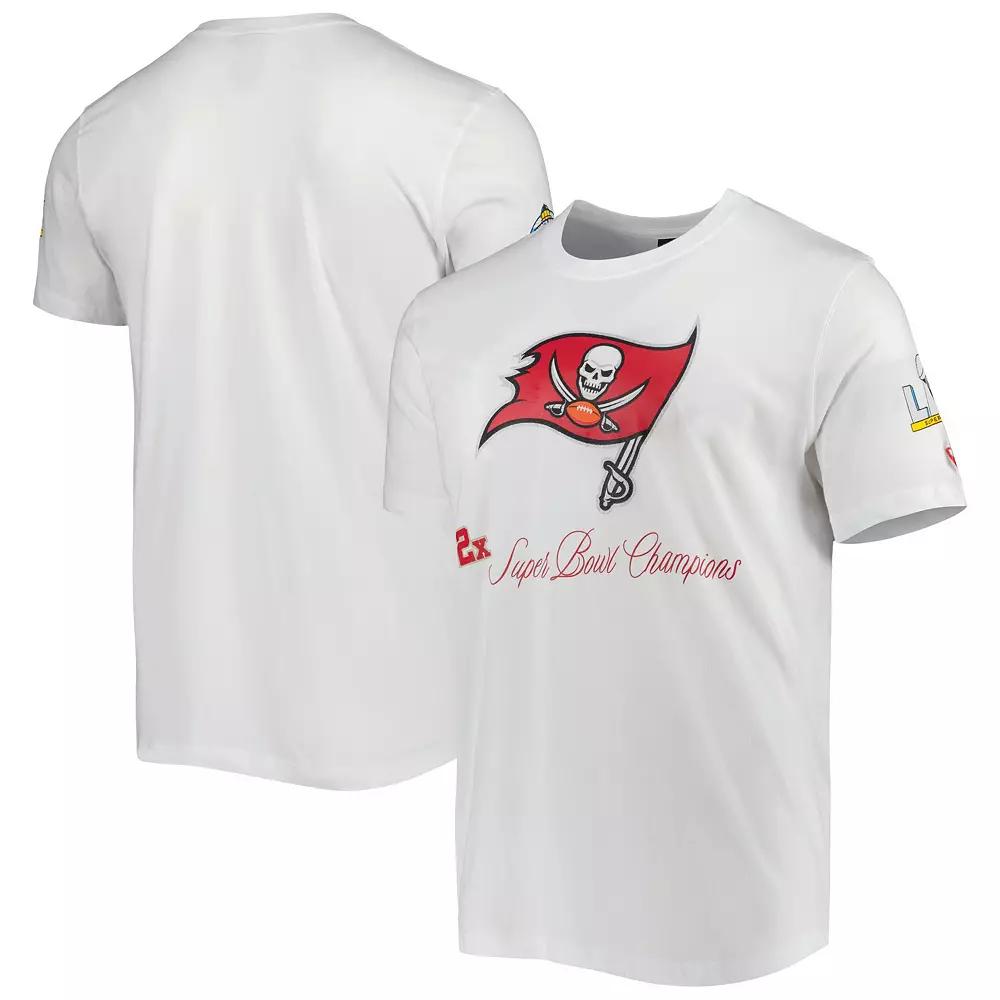 Men's New Era White Tampa Bay Buccaneers Historic Champs T-Shirt,  Product Image
