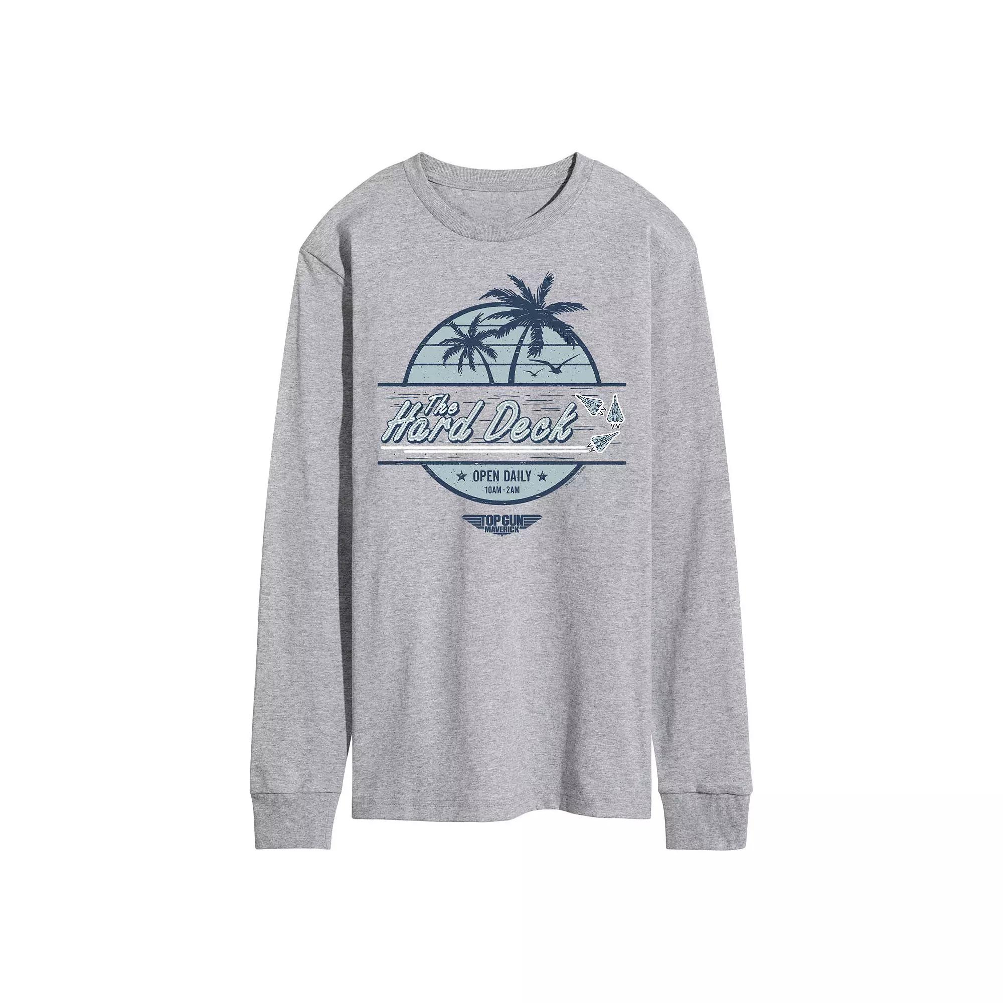 Men's Top Gun Maverick The Hard Deck Long Sleeve Tee,  Product Image