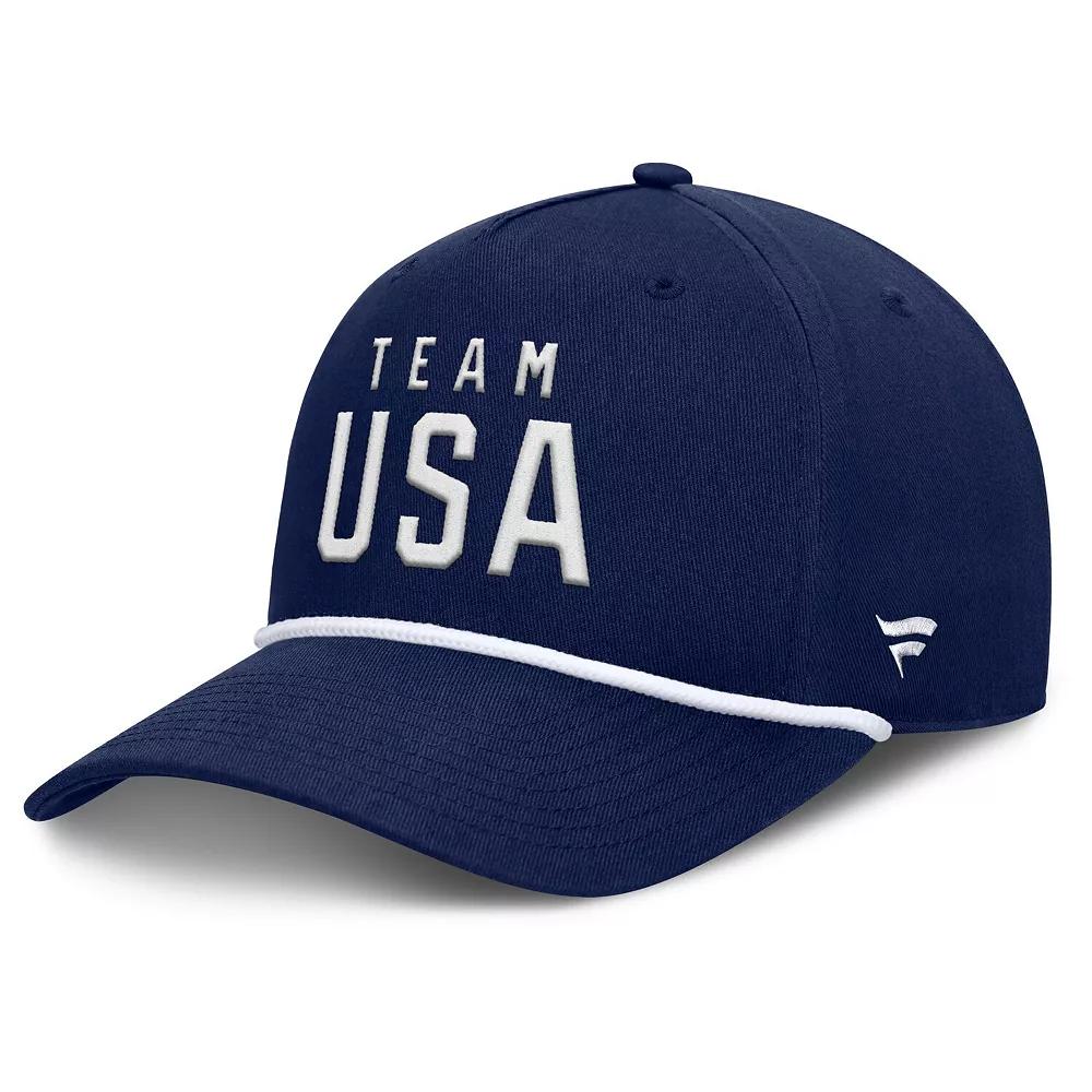 Men's Fanatics Navy Team USA Captain Rope Adjustable Hat, Usa Blue Product Image