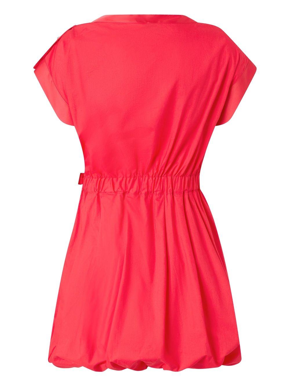 asymmetrical draped mini dress Product Image