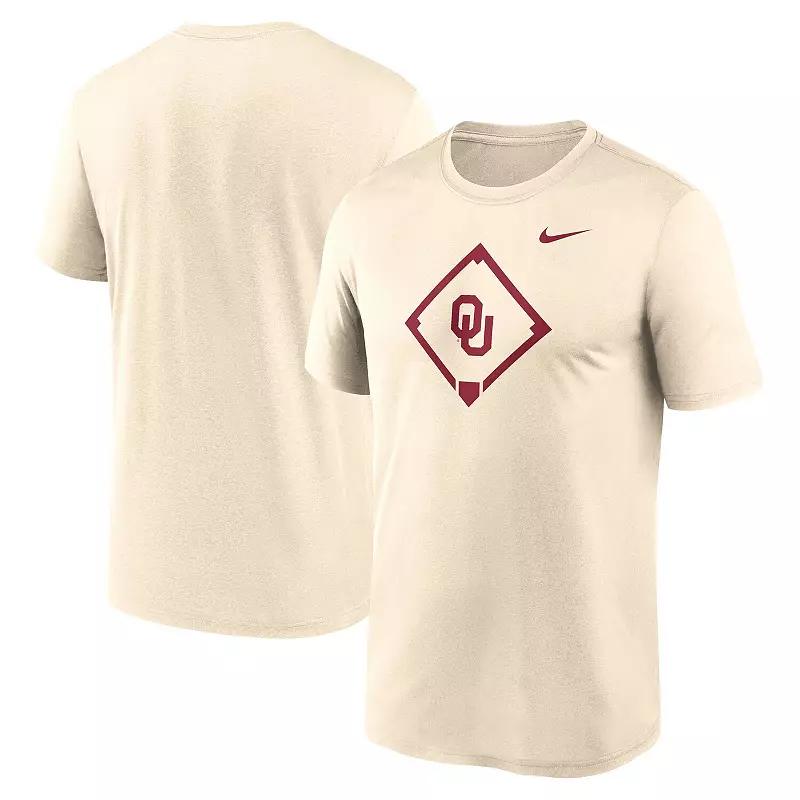 Men's Nike Cream Oklahoma Sooners Legend Baseball Icon Performance T-Shirt,  Product Image