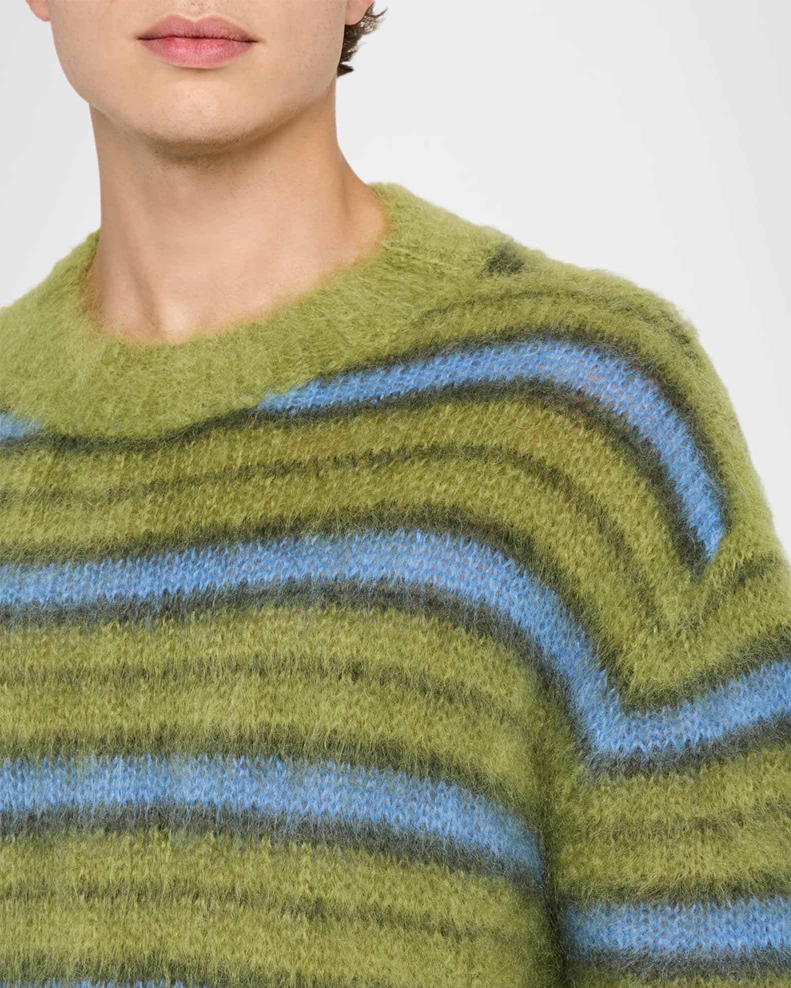 Men's Mohair Striped Sweater Product Image