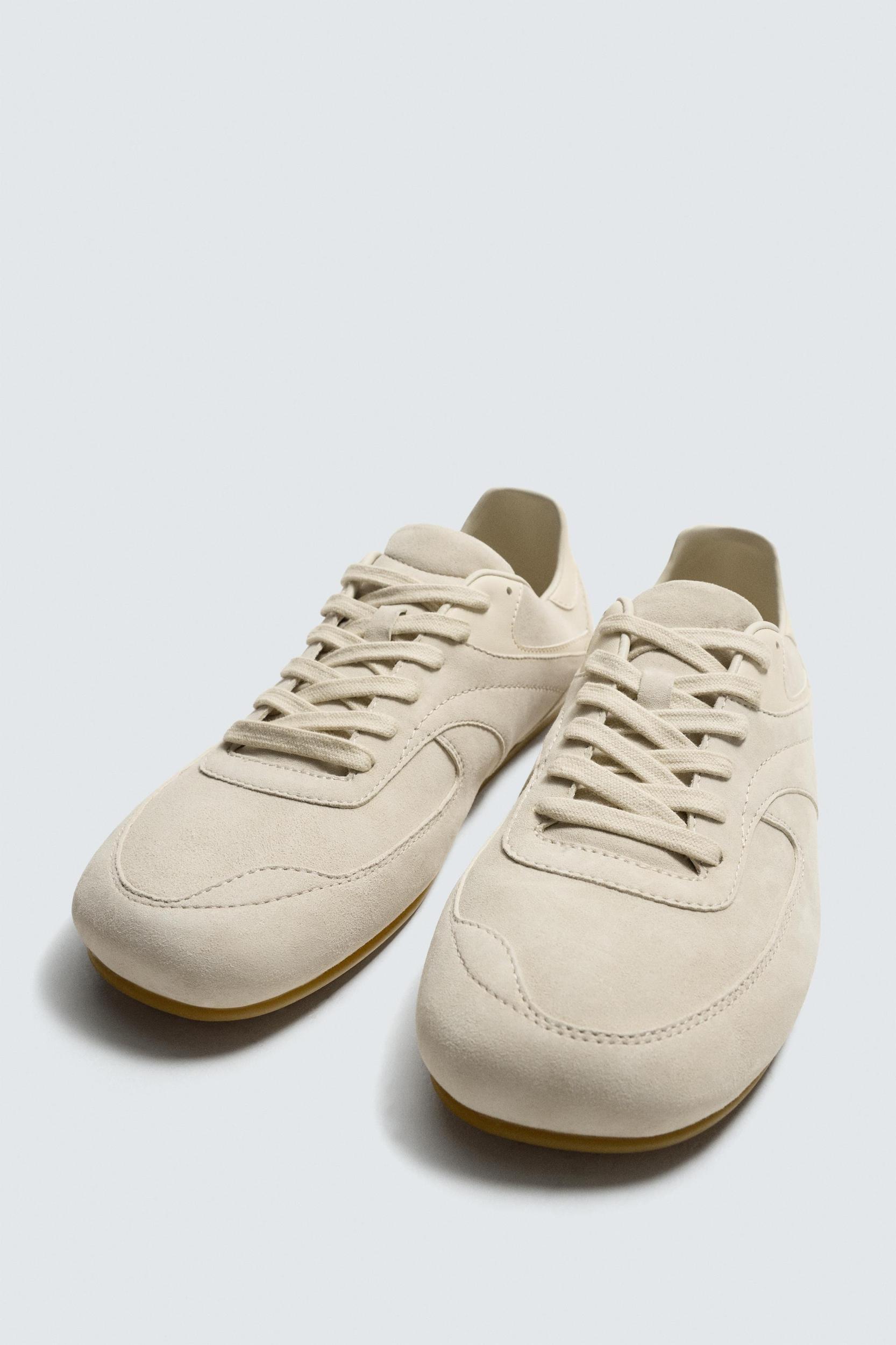 LEATHER SNEAKERS Product Image