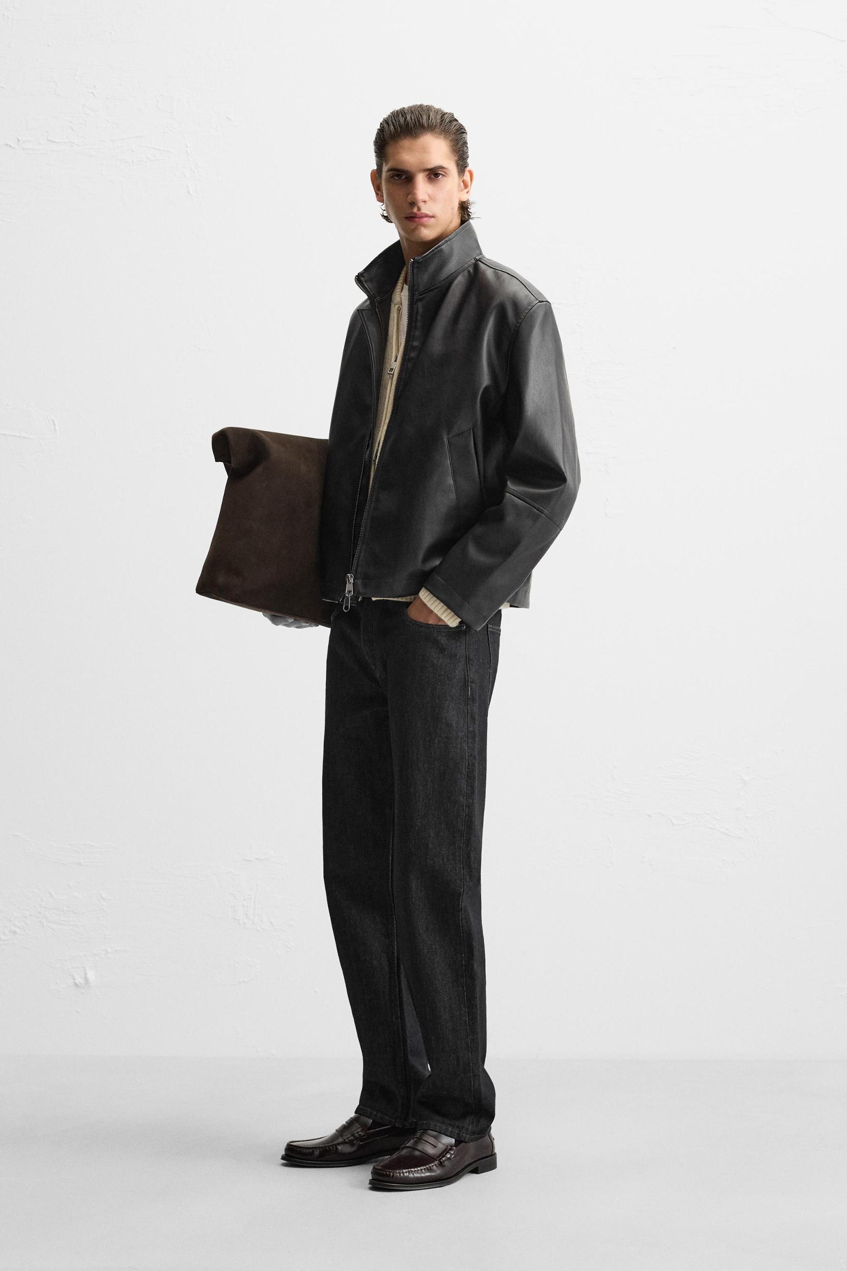 FAUX LEATHER JACKET Product Image