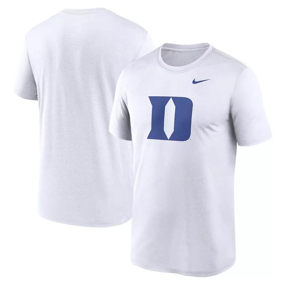 Men's Nike White Duke Blue Devils Primetime Legend Logo T-Shirt,  Product Image