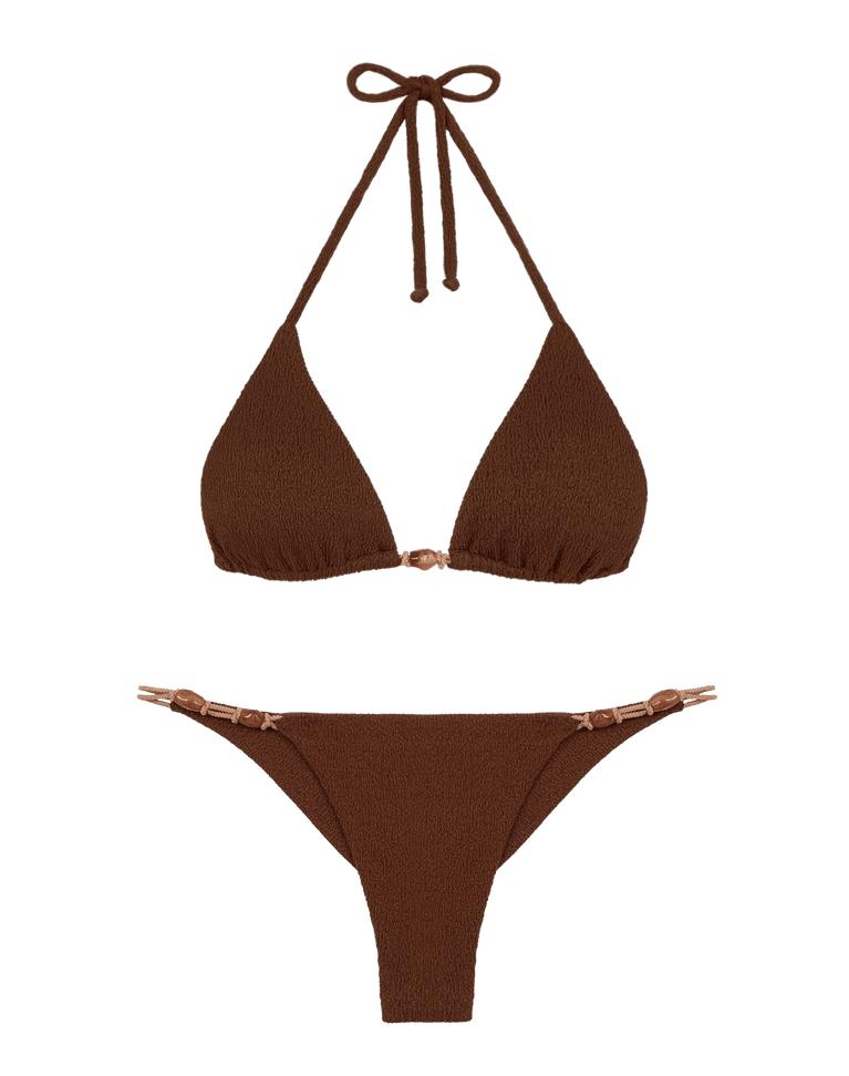 Firenze Corsica Tri Top - Brown Product Image