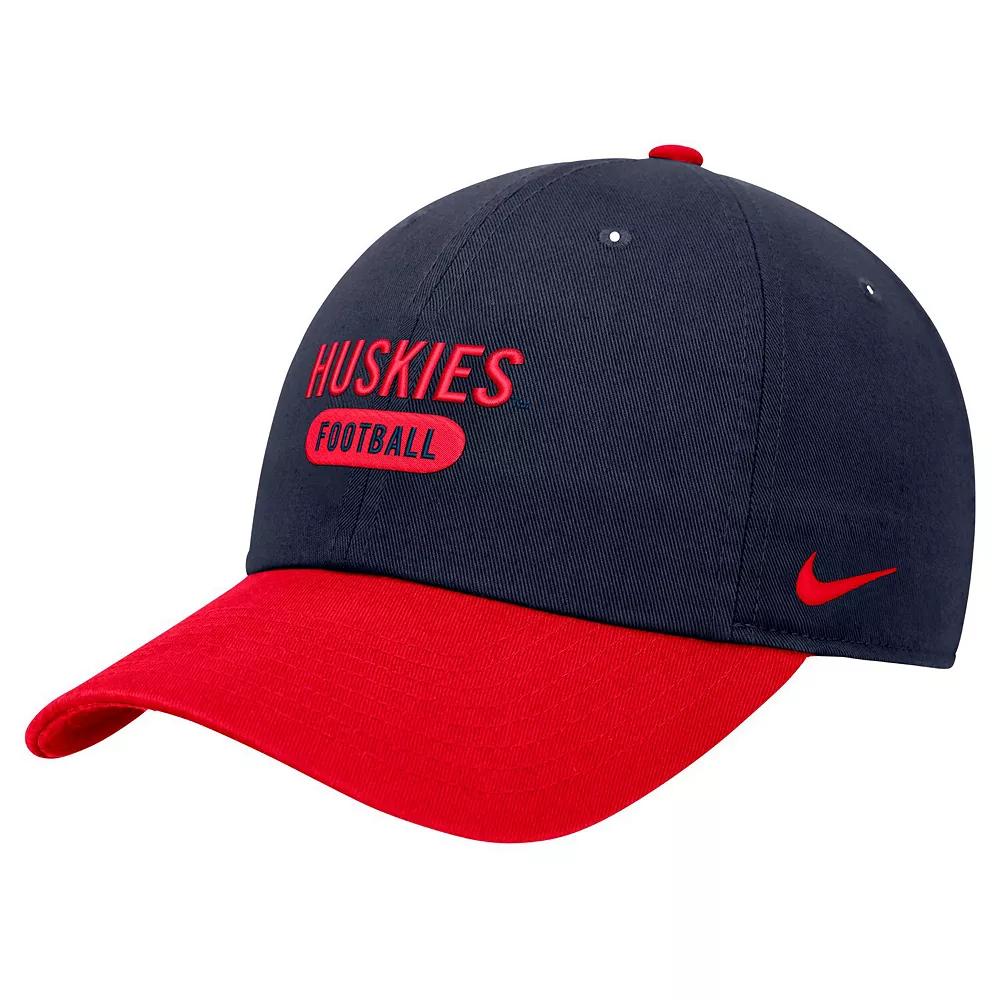 Men's Nike Navy UConn Huskies Colorblock Club Adjustable Hat, Blue Product Image