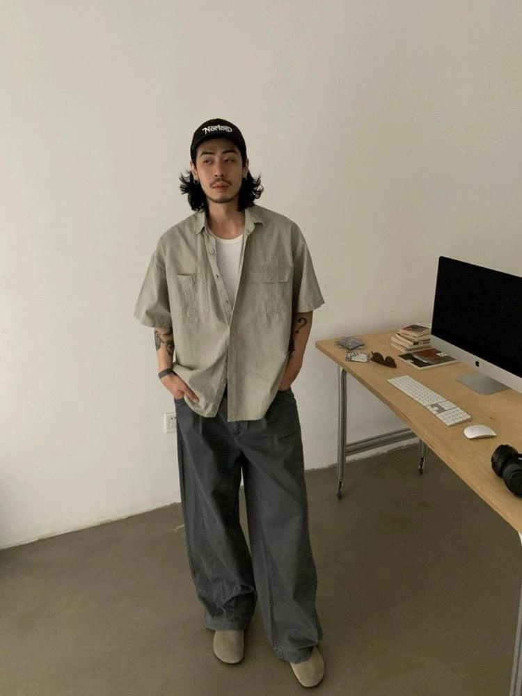 RT No. 18751 WORKWEAR BUTTON-UP SHORT SLEEVE Product Image