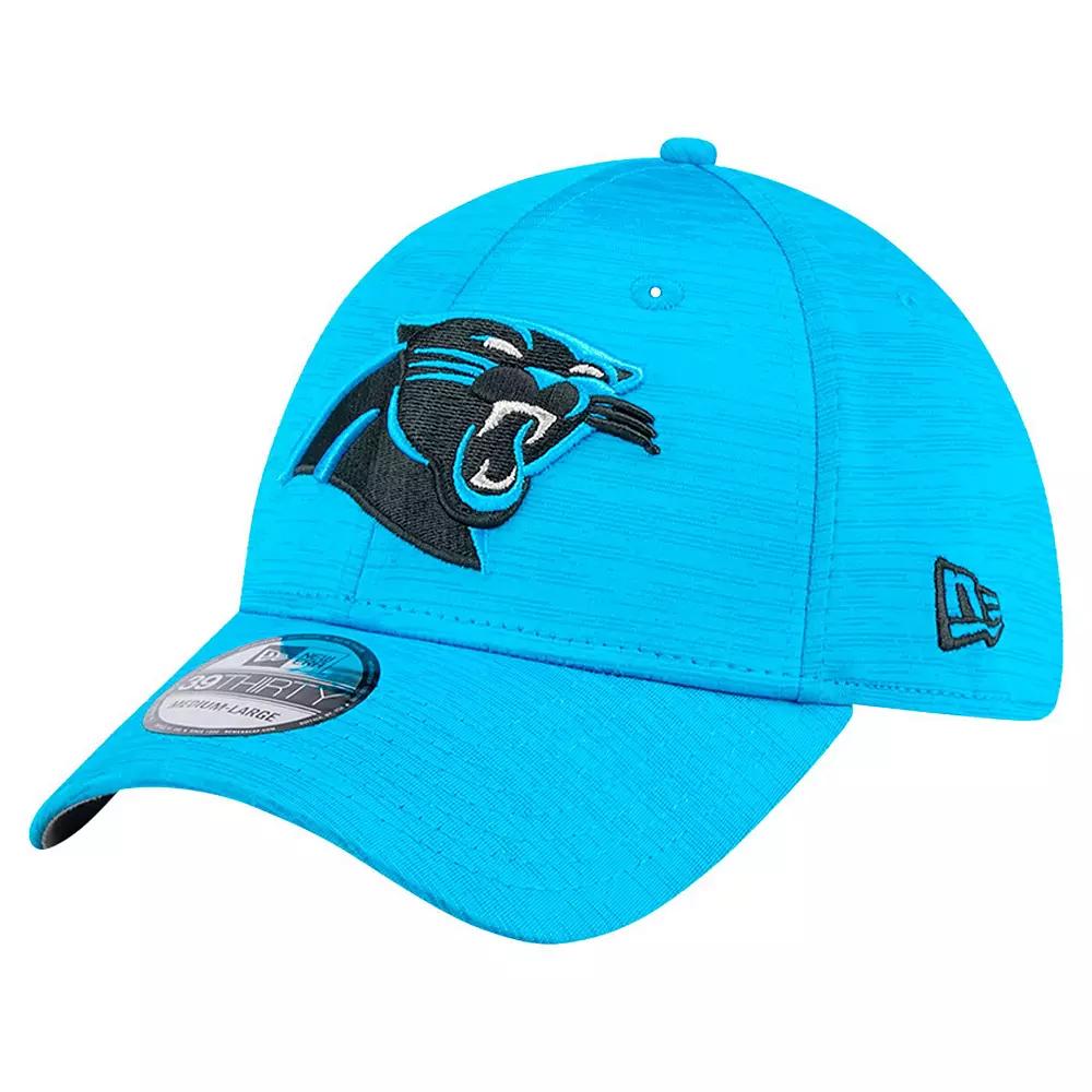 Men's New Era Blue Carolina Panthers  Active Tech 39THIRTY Flex Hat, Size: Medium/Large Product Image