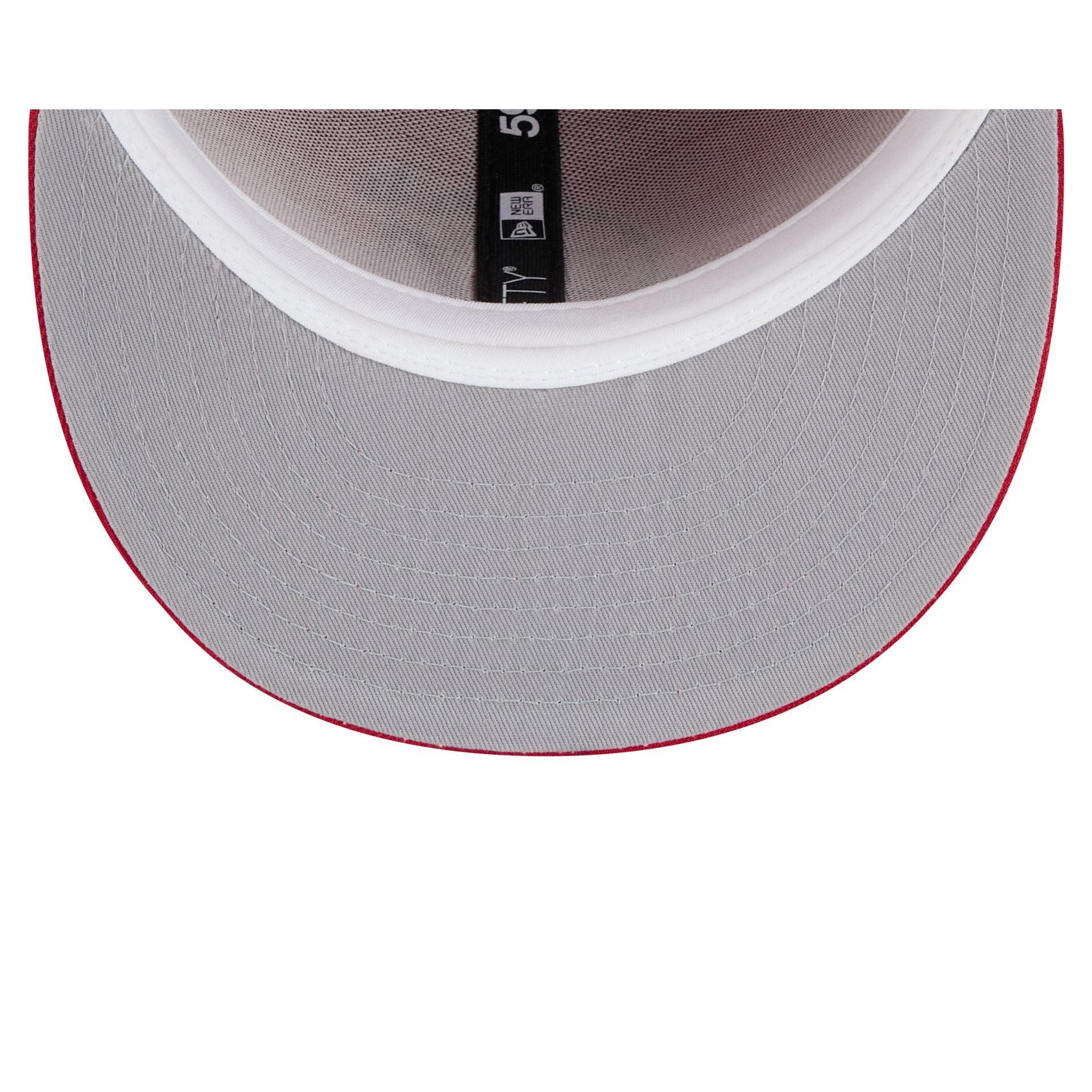 New Jersey Devils Rear Wordmark 59FIFTY Fitted Hat Male Product Image