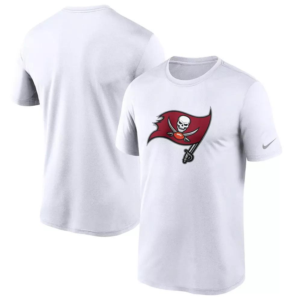 Men's Nike White Tampa Bay Buccaneers Logo Essential Legend Performance T-Shirt,  Product Image