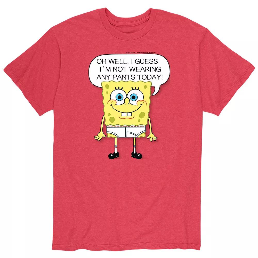 Men's SpongeBob No Pants Tee,  Product Image
