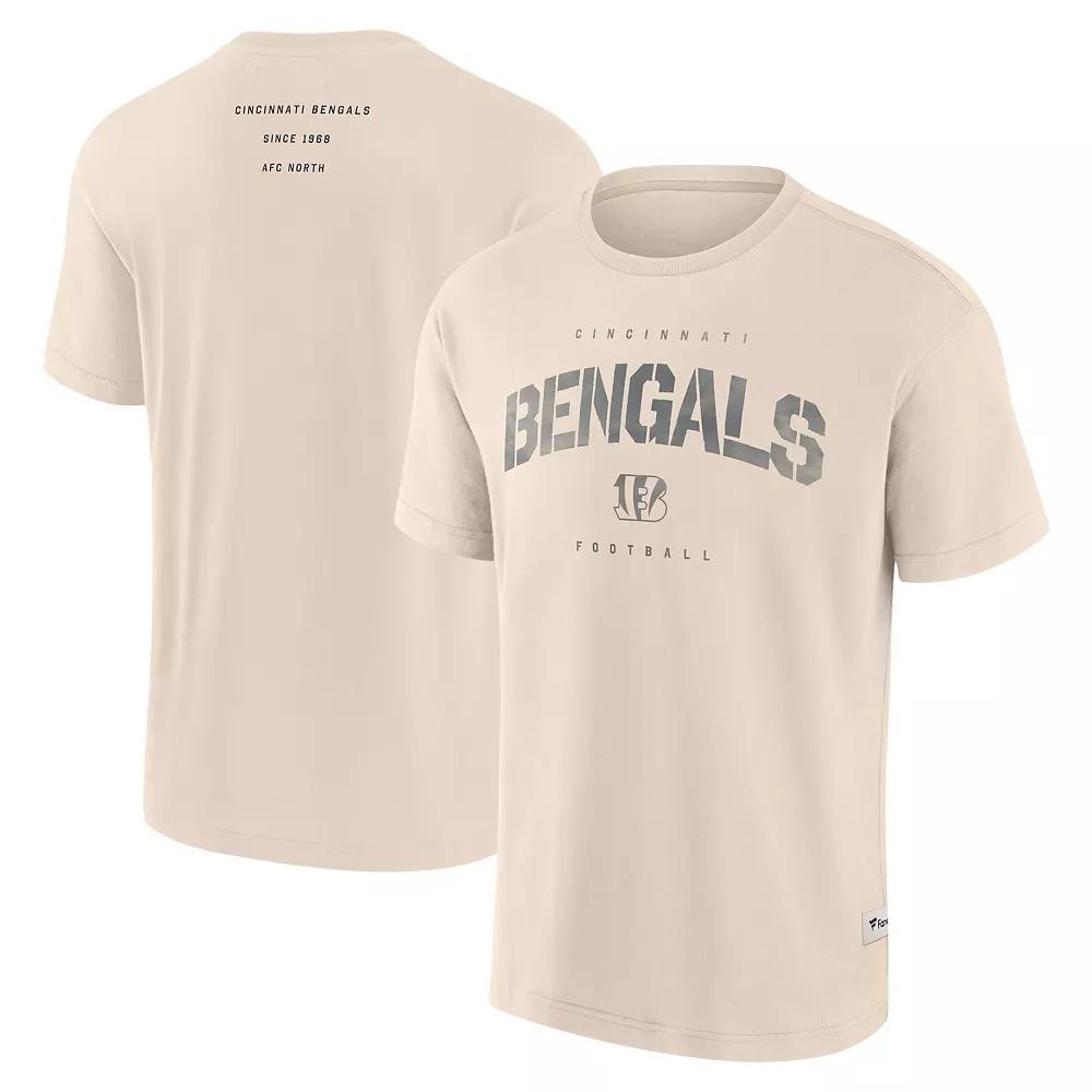 Men's Fanatics Cream Cincinnati Bengals Elements Future Ground T-Shirt, Size: Large, Beige Product Image