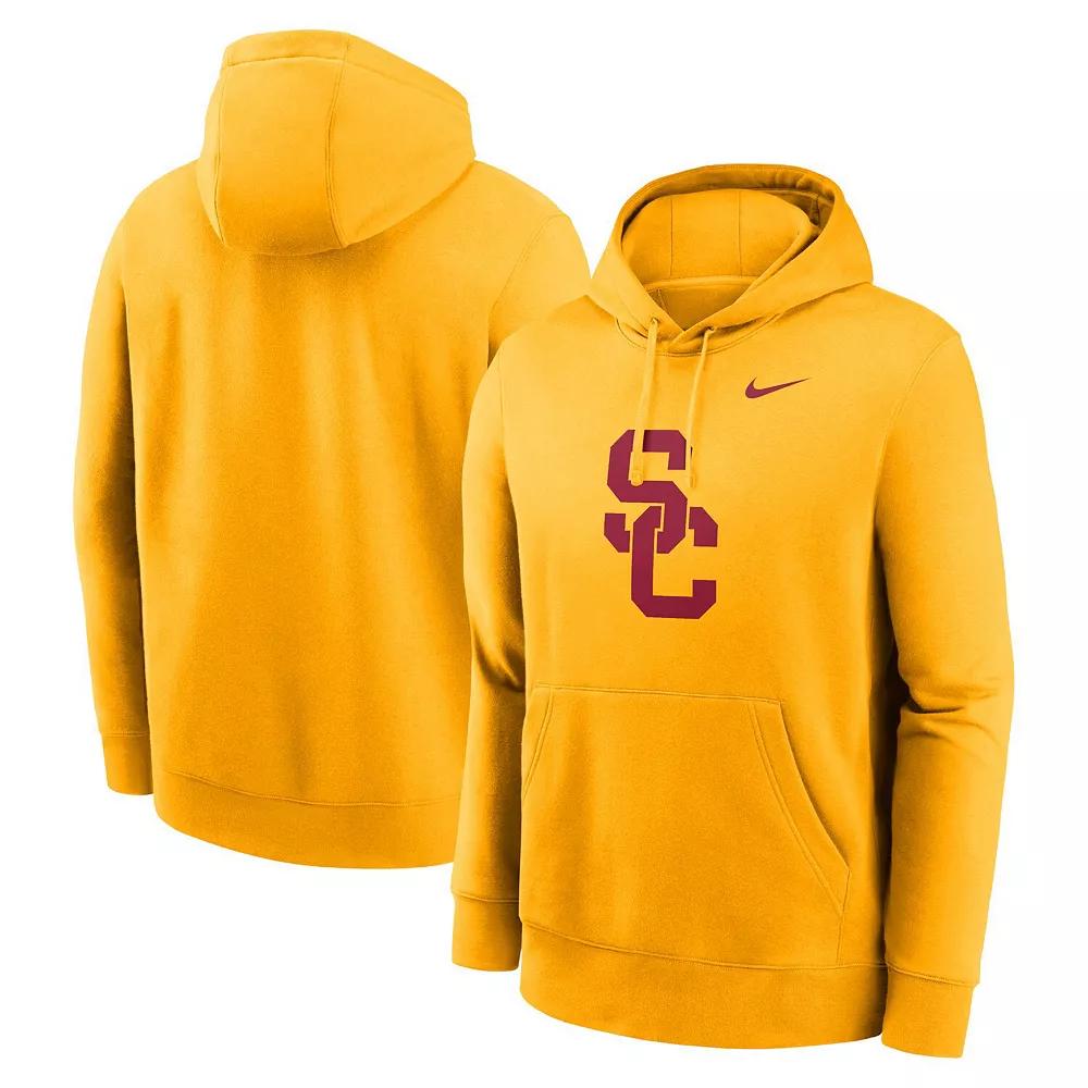 Men's Nike Gold USC Trojans Primetime Evergreen Club Fleece Pullover Hoodie,  Product Image