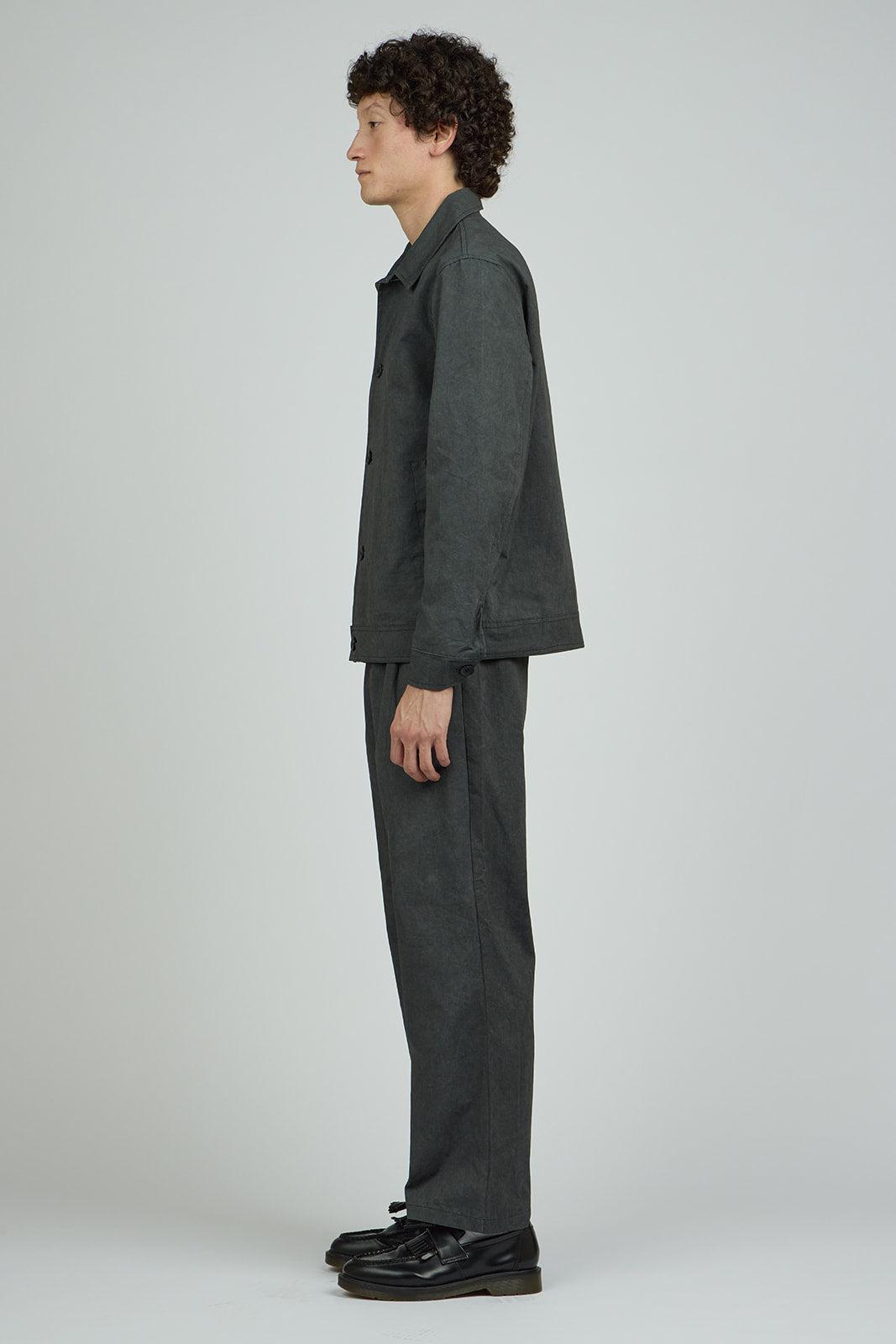 Archie Trouser In Charcoal Product Image