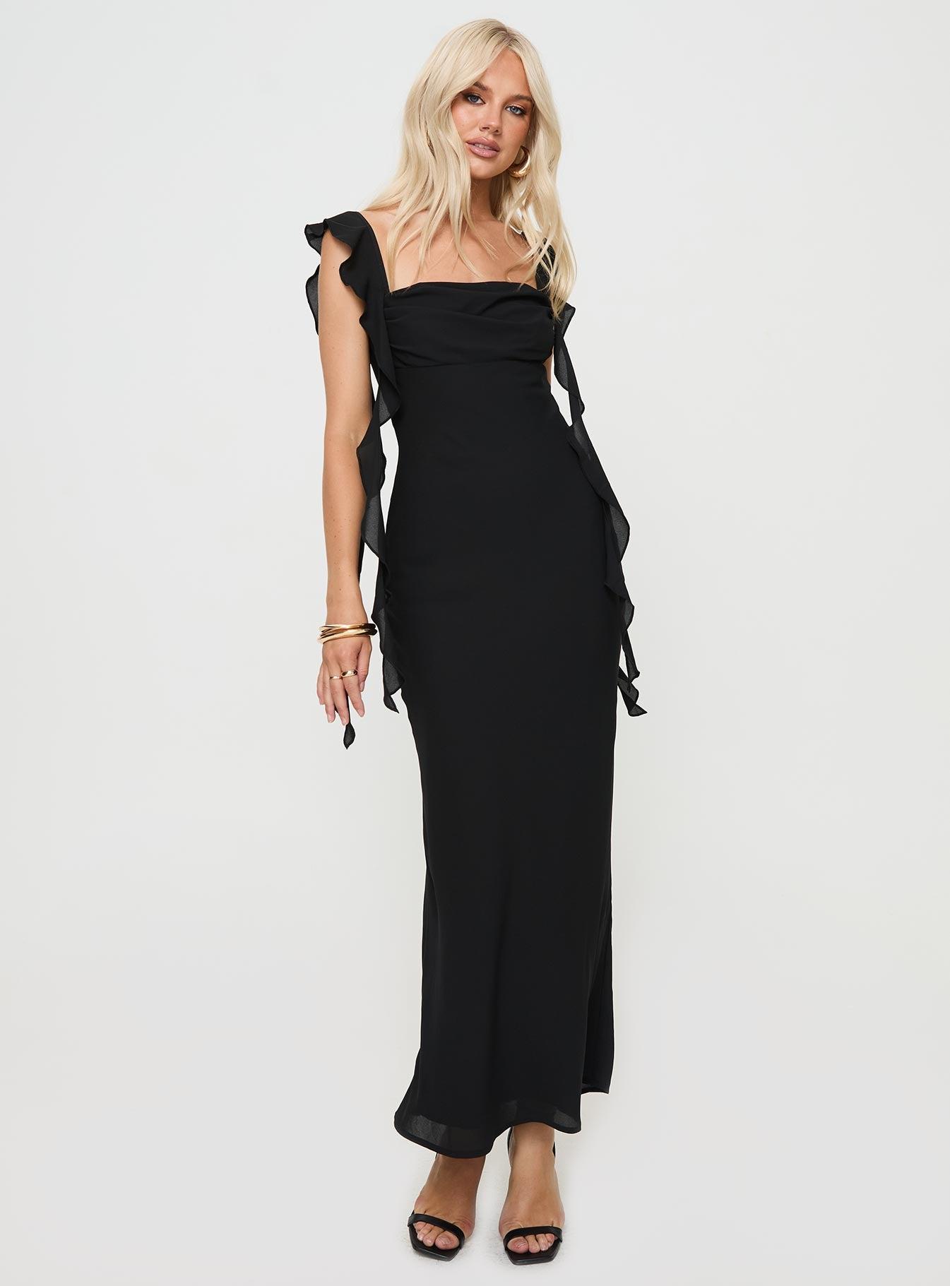 Lanai Maxi Dress Black Product Image