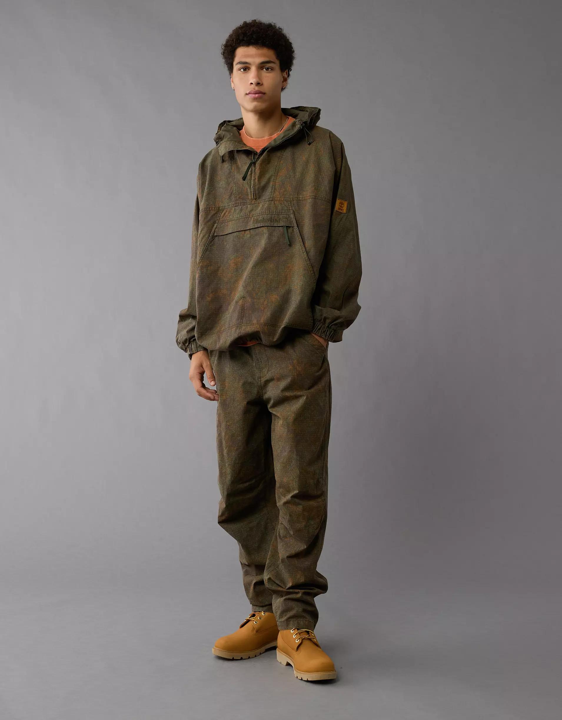 Timberland x AE Camo Lightweight Anorak Jacket Product Image