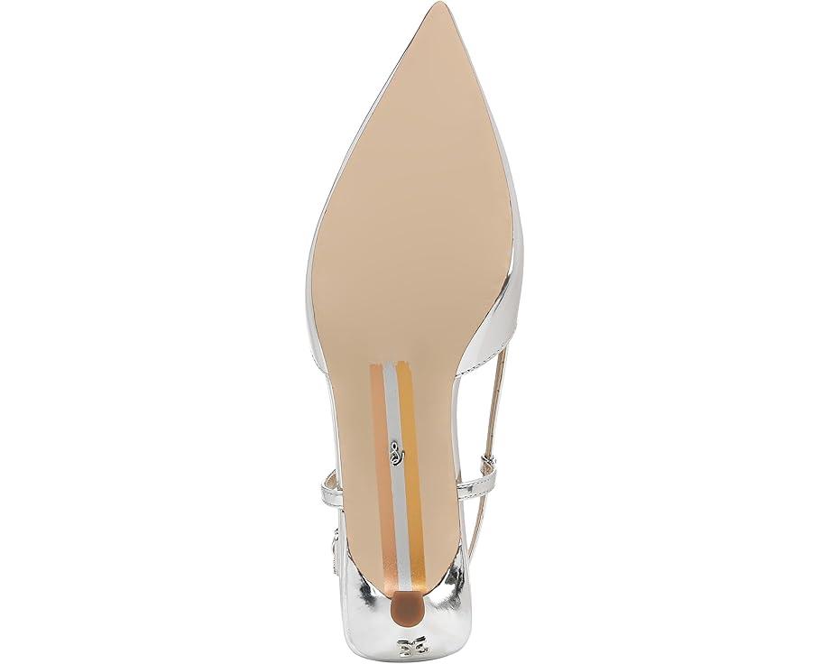 Khloe Pointed Toe Slingback Kitten Heel Product Image