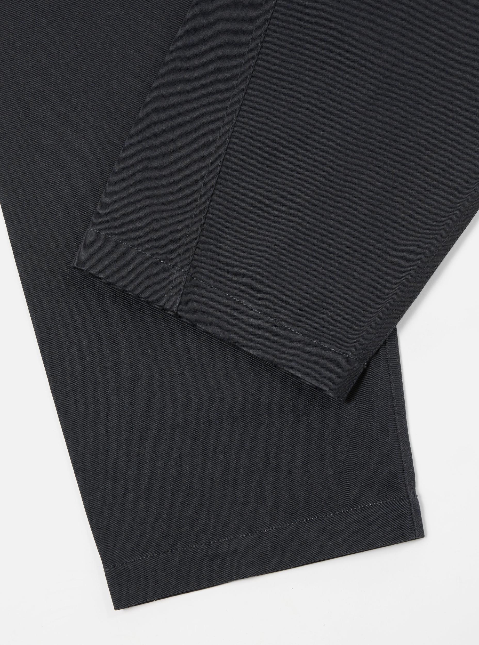 Navy Twill Curved Pant Product Image
