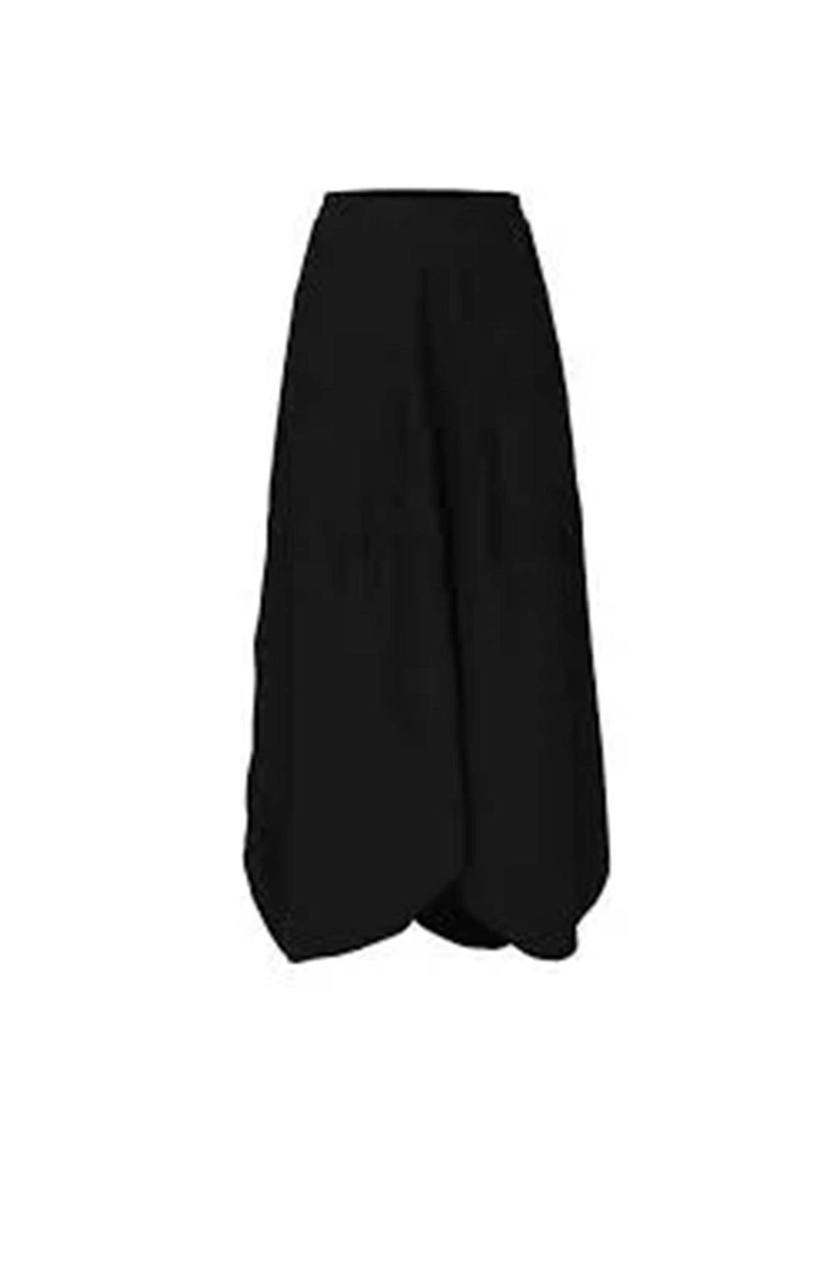 Ever Sassy by Dolcezza Black Midi Skirt Product Image