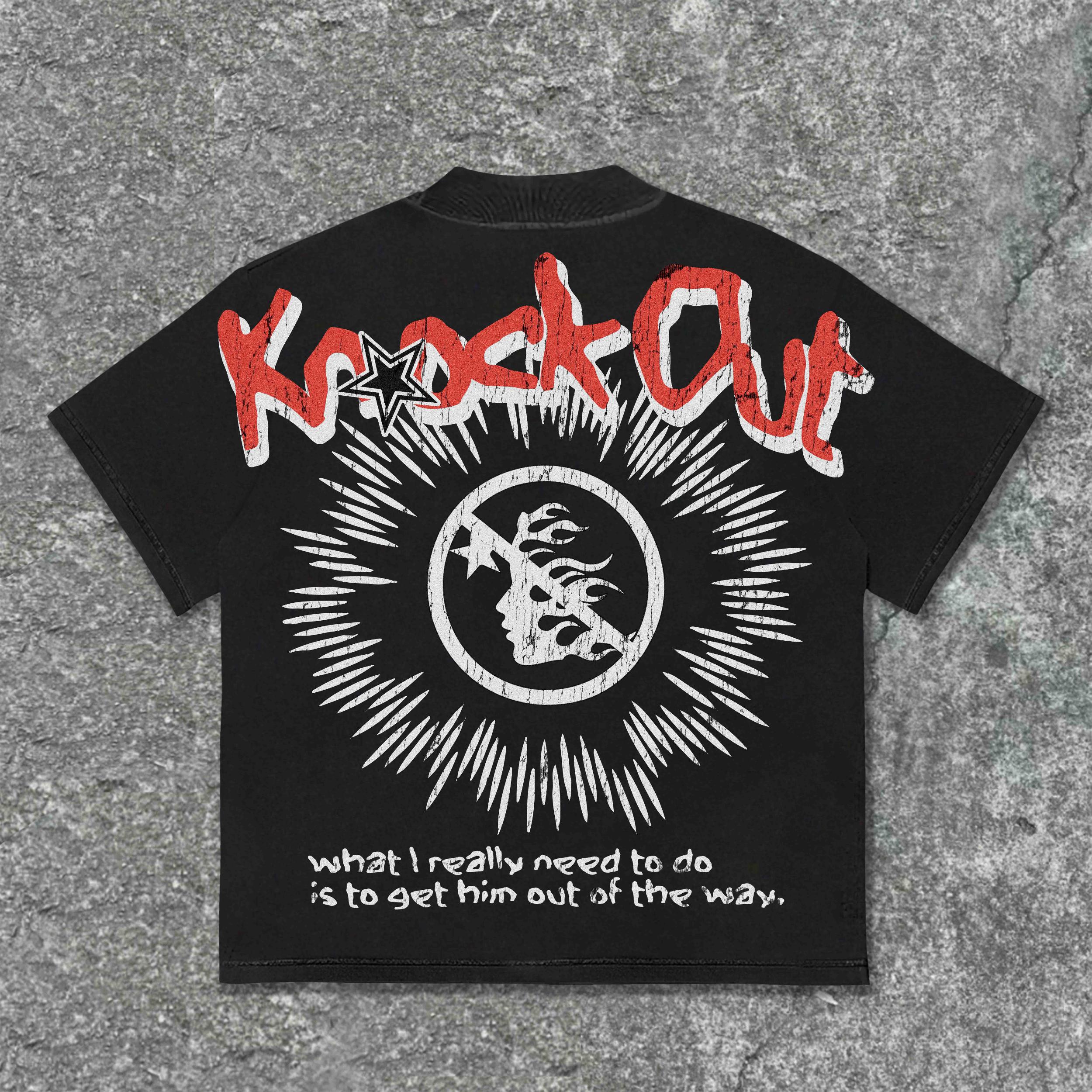 Sopula Knock Out Vintage Graphic Cotton T-Shirt Product Image