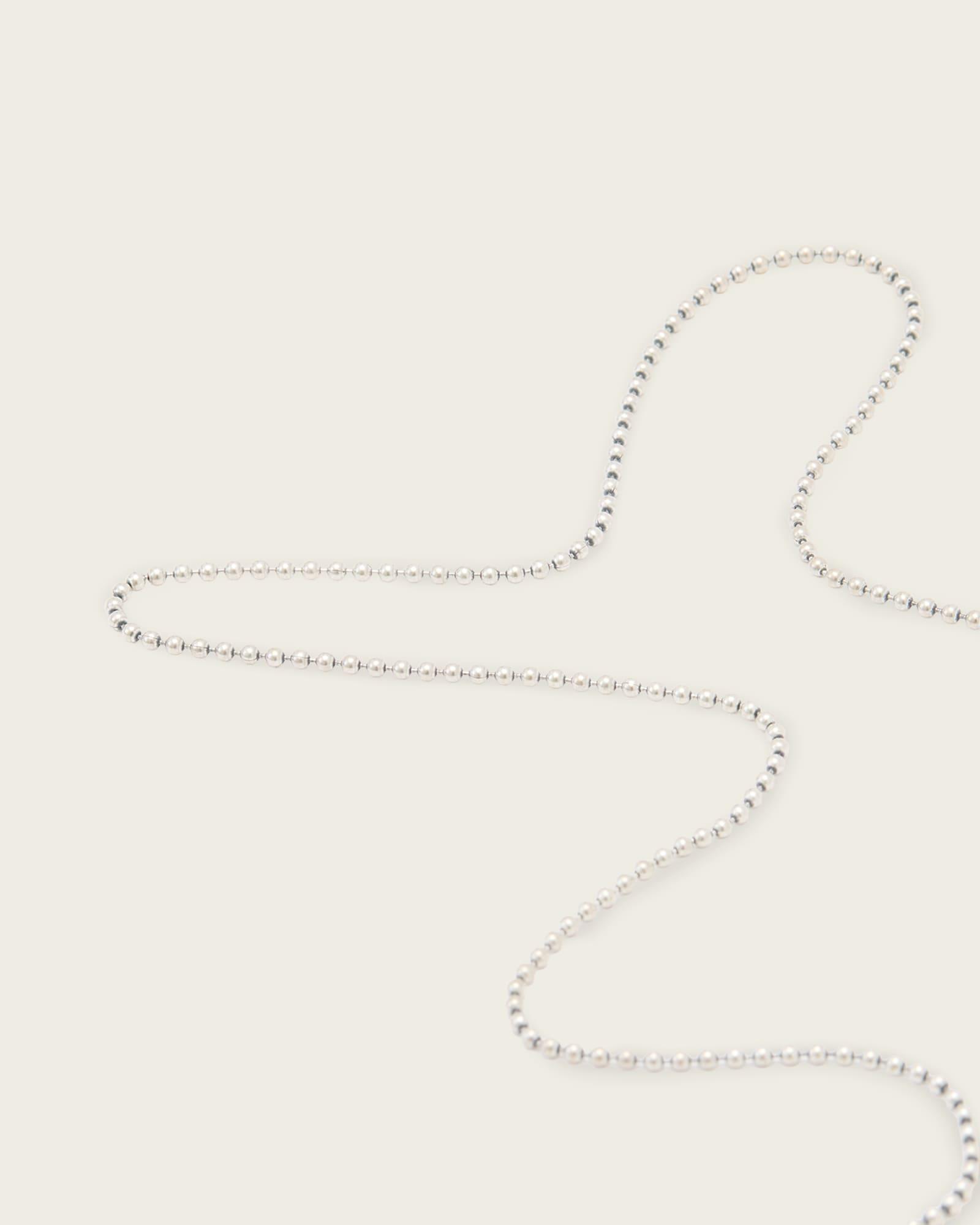 Ebby Hoop Earrings WARM SILVER | ALLSAINTS US Product Image