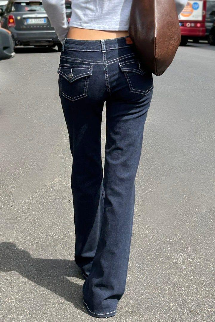 Low waist flared jeans Product Image
