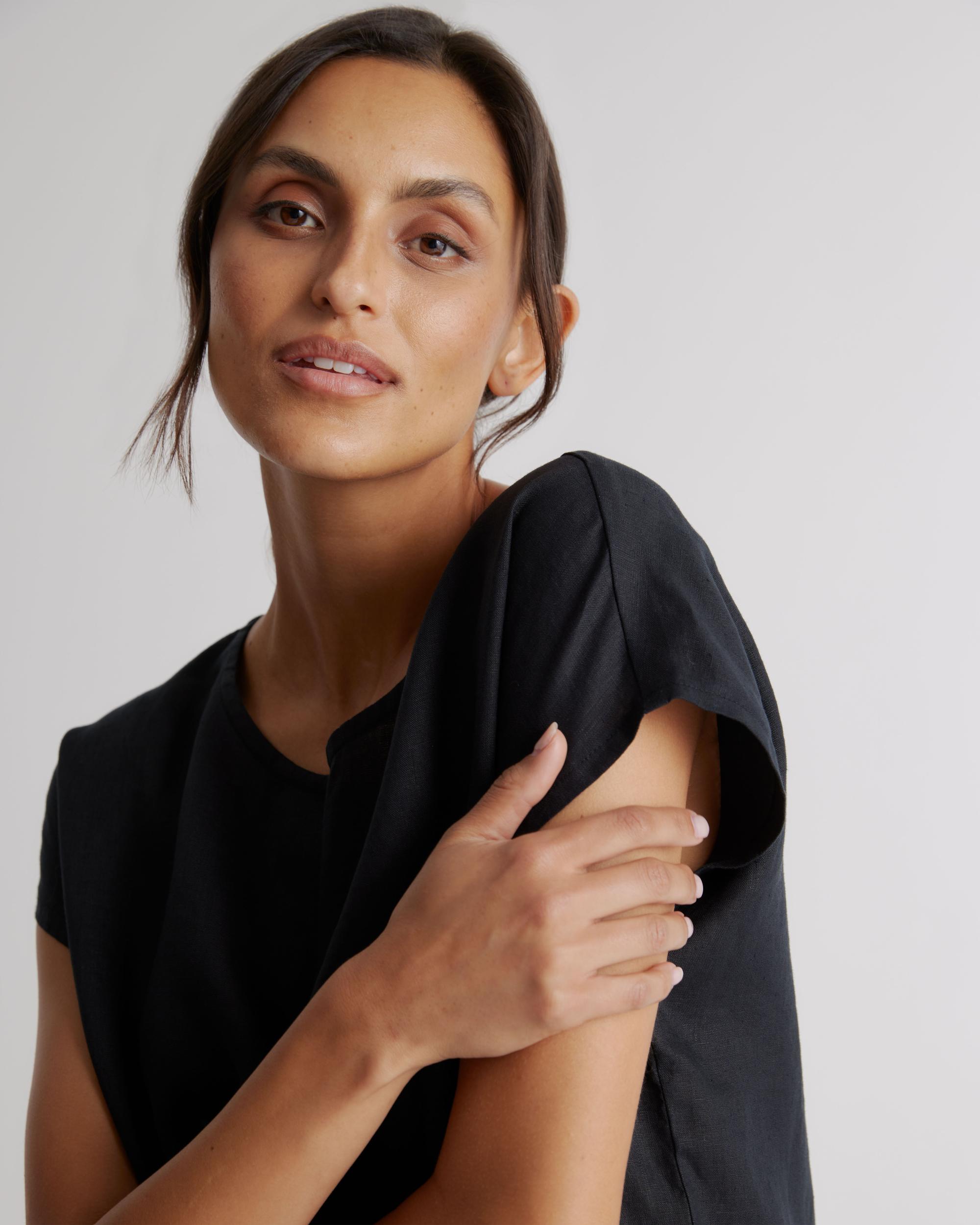 Quince | Women's 100% European Linen Pajama Set Size XL Product Image