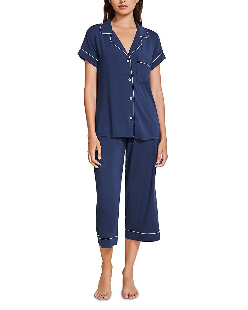 Eberjey Gisele Short Sleeve Crop Pajama Set Product Image