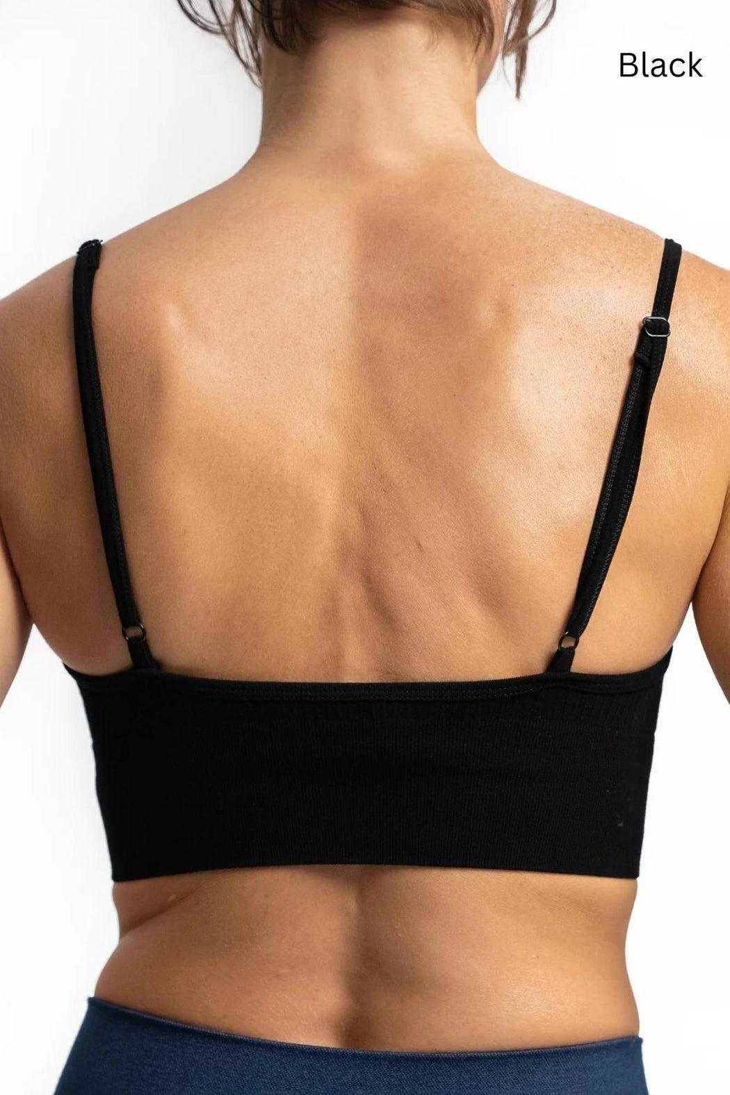 Ribbed Bra With Adjustable Straps Product Image