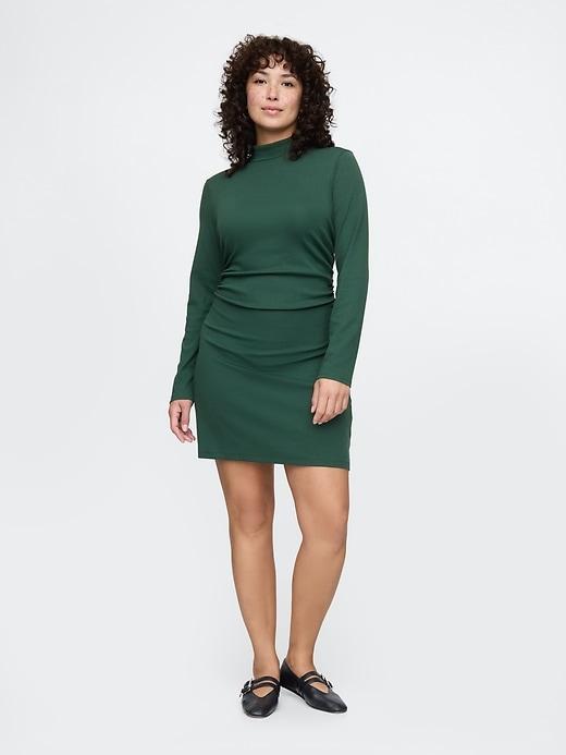 Modern Rib Mockneck Mini Dress Product Image