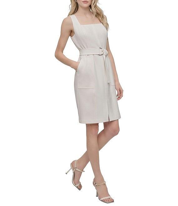 DKNY by Donna Karan Square Neck Sheath Dress Product Image