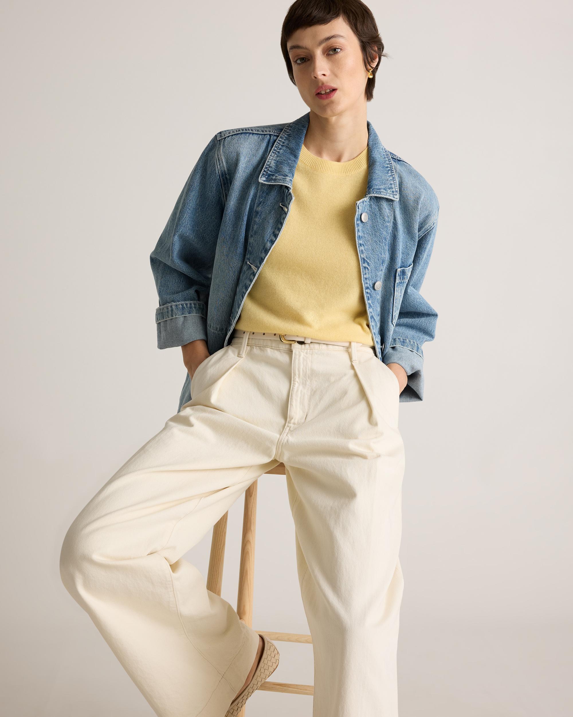 Quince | Women's Mongolian Cashmere T-Shirt Product Image