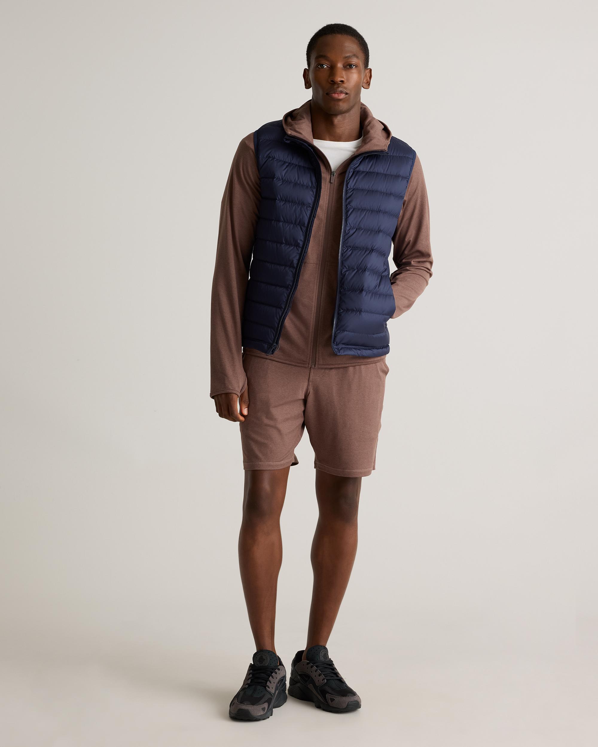 Quince | Men's Flowknit Performance Zip Hoodie Recycled Polyester Product Image