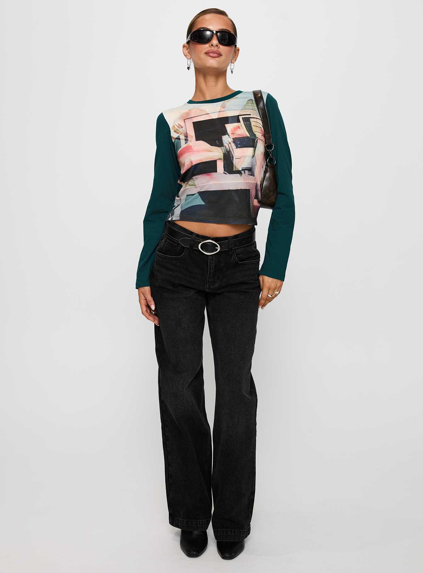 Sonique Long Sleeve Top Multi Product Image