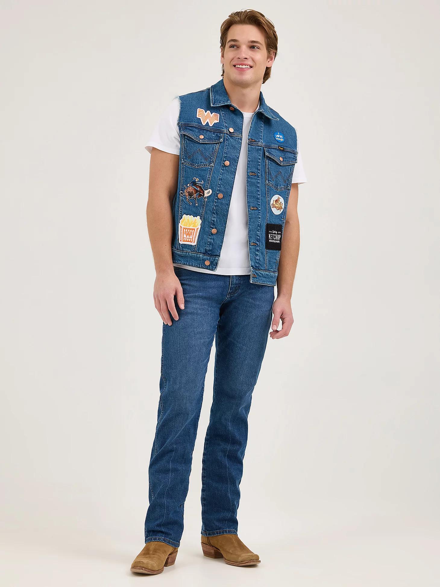 Wrangler x Whataburger Men's Cut-Off Vest in Rodeo Dust Fade Product Image