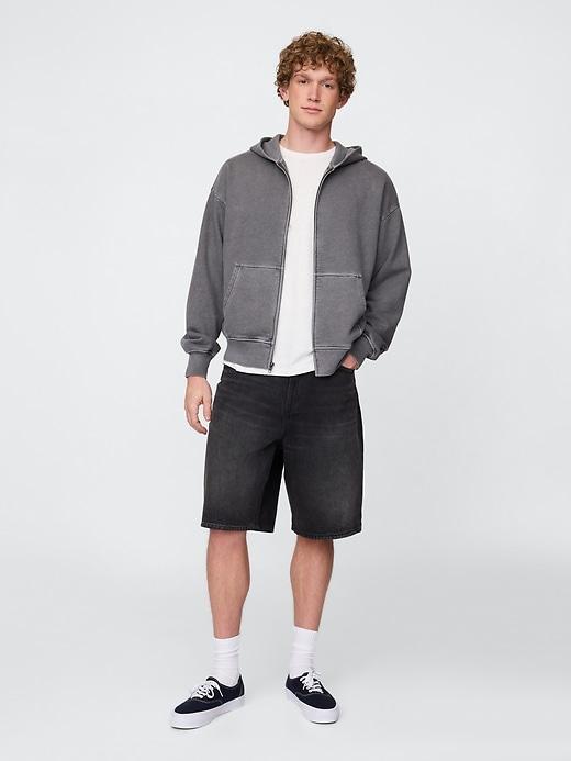 Heavyweight Oversized Zip Hoodie Product Image